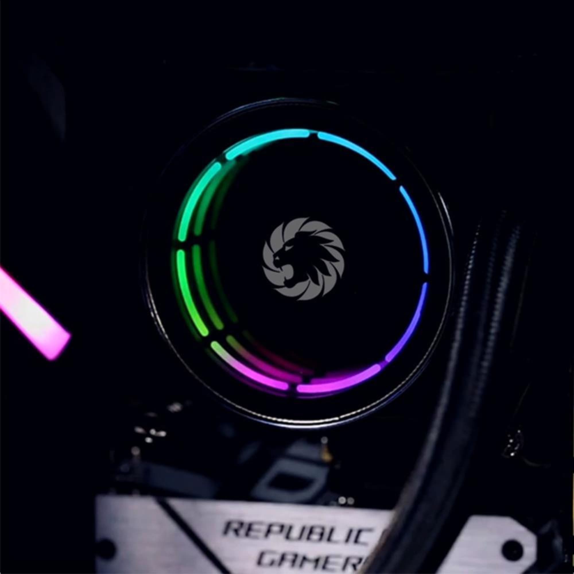 Water Cooler Gamemax Ice Chill 240 Rainbow ARGB Arbg 2-Fan 1900 Rpm 3W Preto 010000290 - Gamemax