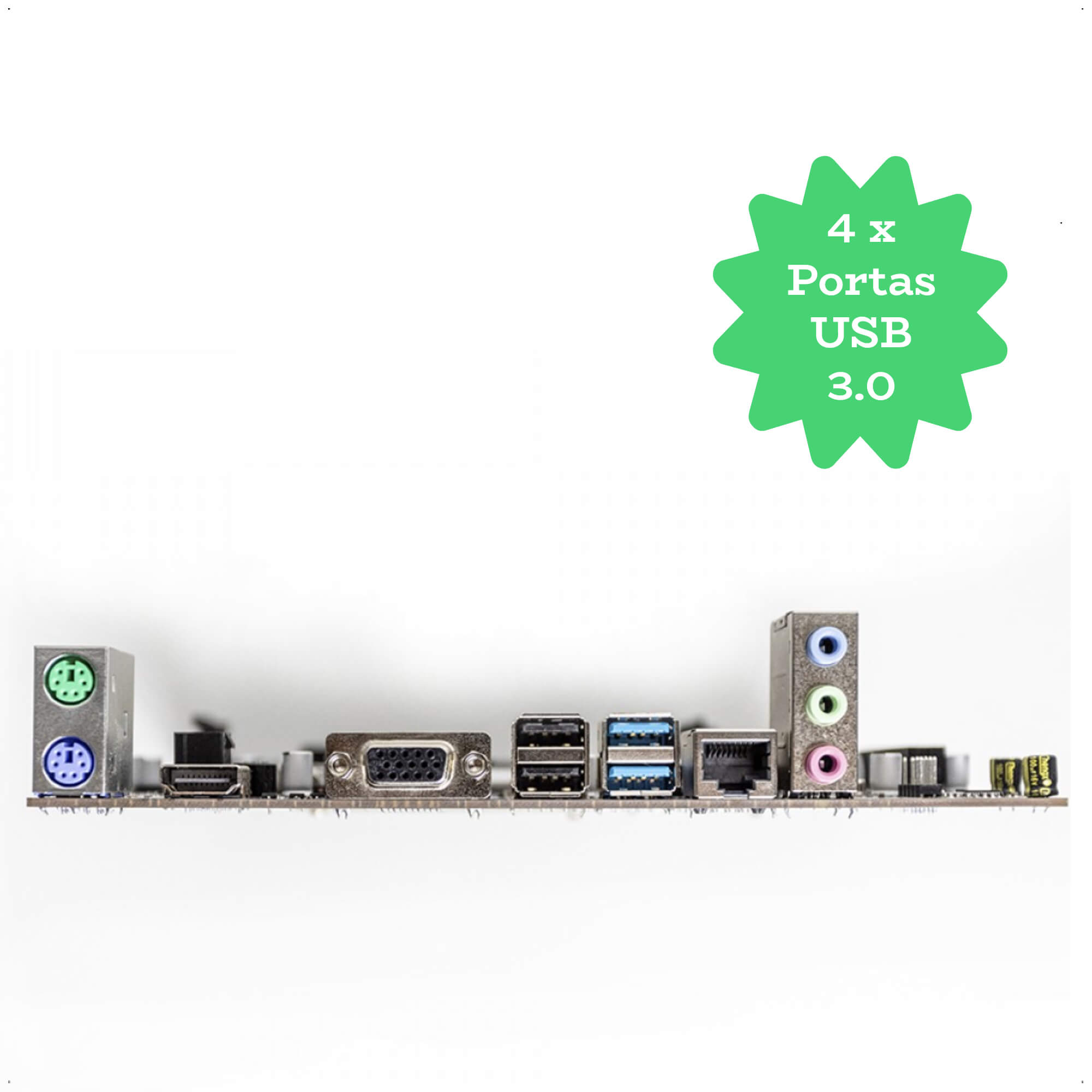Placa Mãe Duex DX H110Z Para Micro Gabinete Intel H110 Socket LGA 1151 Processadores 6ª e 7ª DDR4