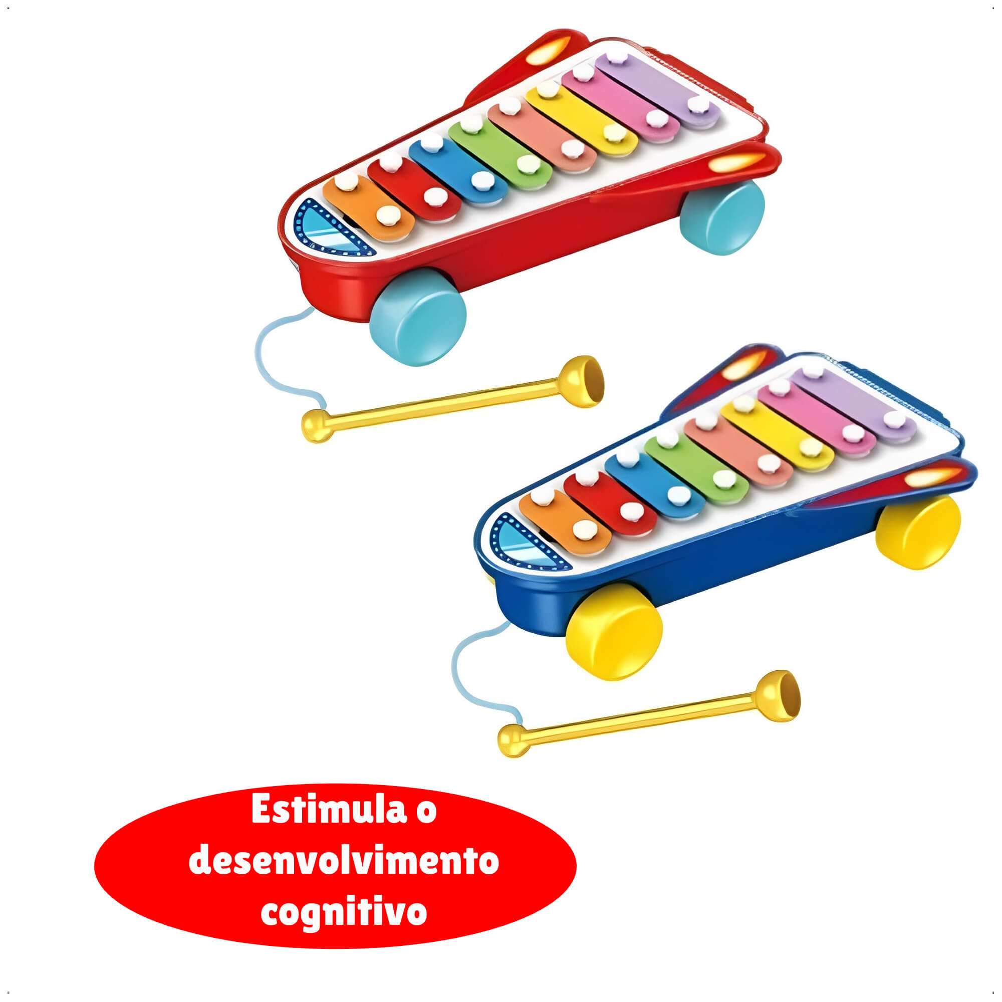 Brinquedo Meu Primeiro Xilofone Coordenação Motora Cor Sortida Multikids Baby - BR1642