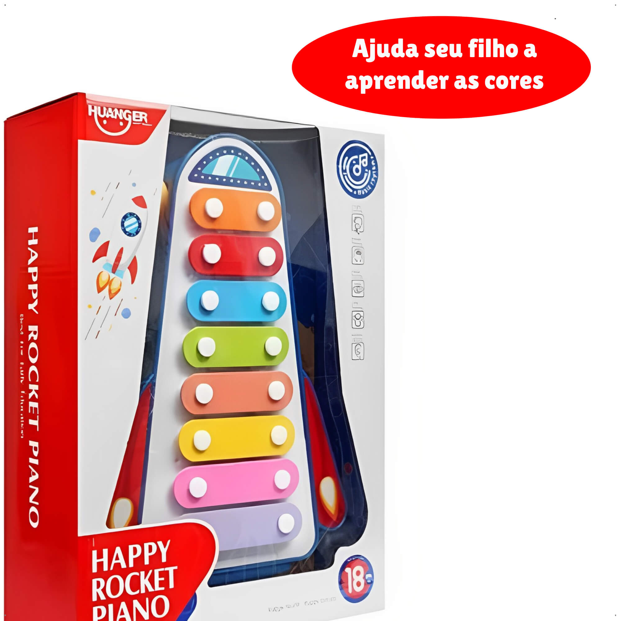 Brinquedo Meu Primeiro Xilofone Coordenação Motora Cor Sortida Multikids Baby - BR1642