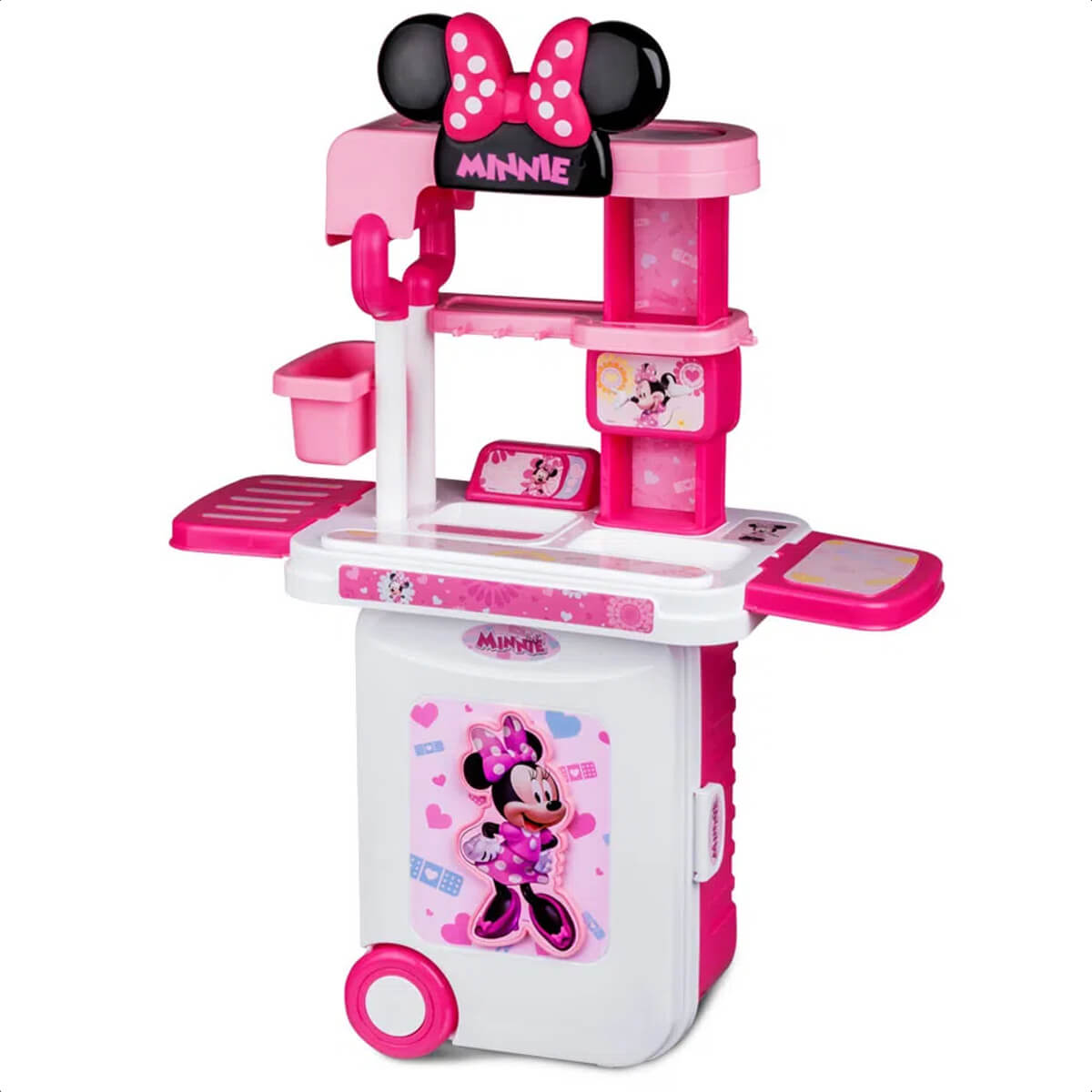 Maleta de Viagem Play Set 3 EM 1 Multikids Maleta: Minnie Médica