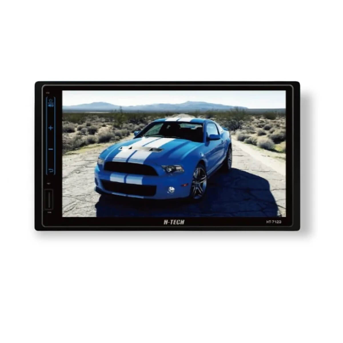 Central Multimídia 2 Din Android 10 h-tech HT-7123 Touch 7" Polegadas USB / Bluetooth / FM 32GB