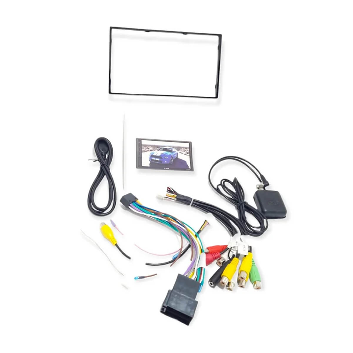 Central Multimídia 2 Din Android 10 h-tech HT-7123 Touch 7" Polegadas USB / Bluetooth / FM 32GB