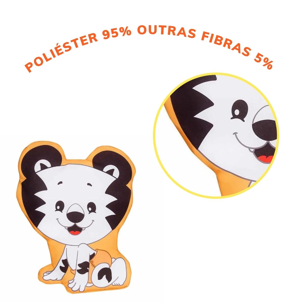 Almofada 2D Turma da Lilica Tigor Confortável Macia Infantil Baby Baby Go - 03712