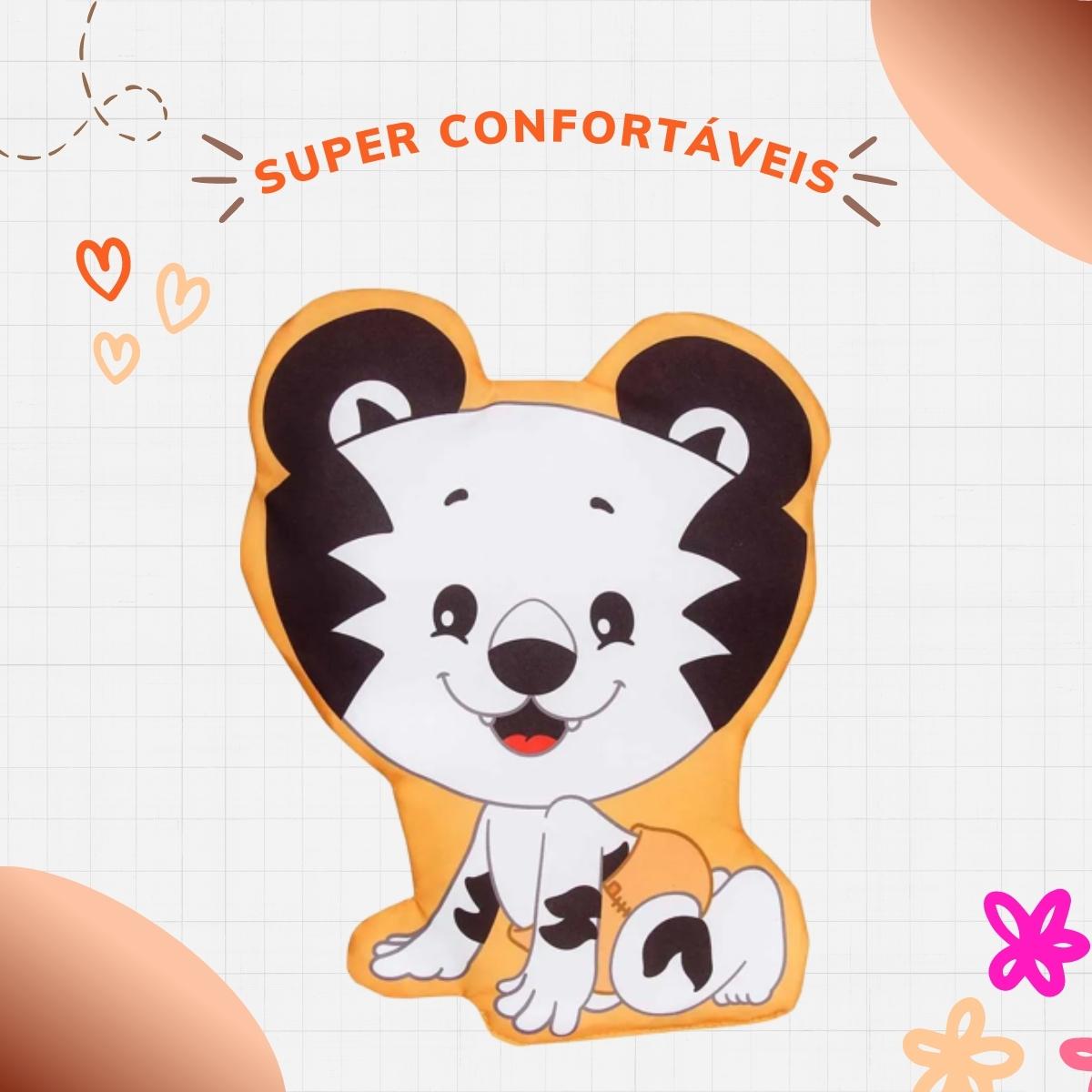 Almofada 2D Turma da Lilica Tigor Confortável Macia Infantil Baby Baby Go - 03712