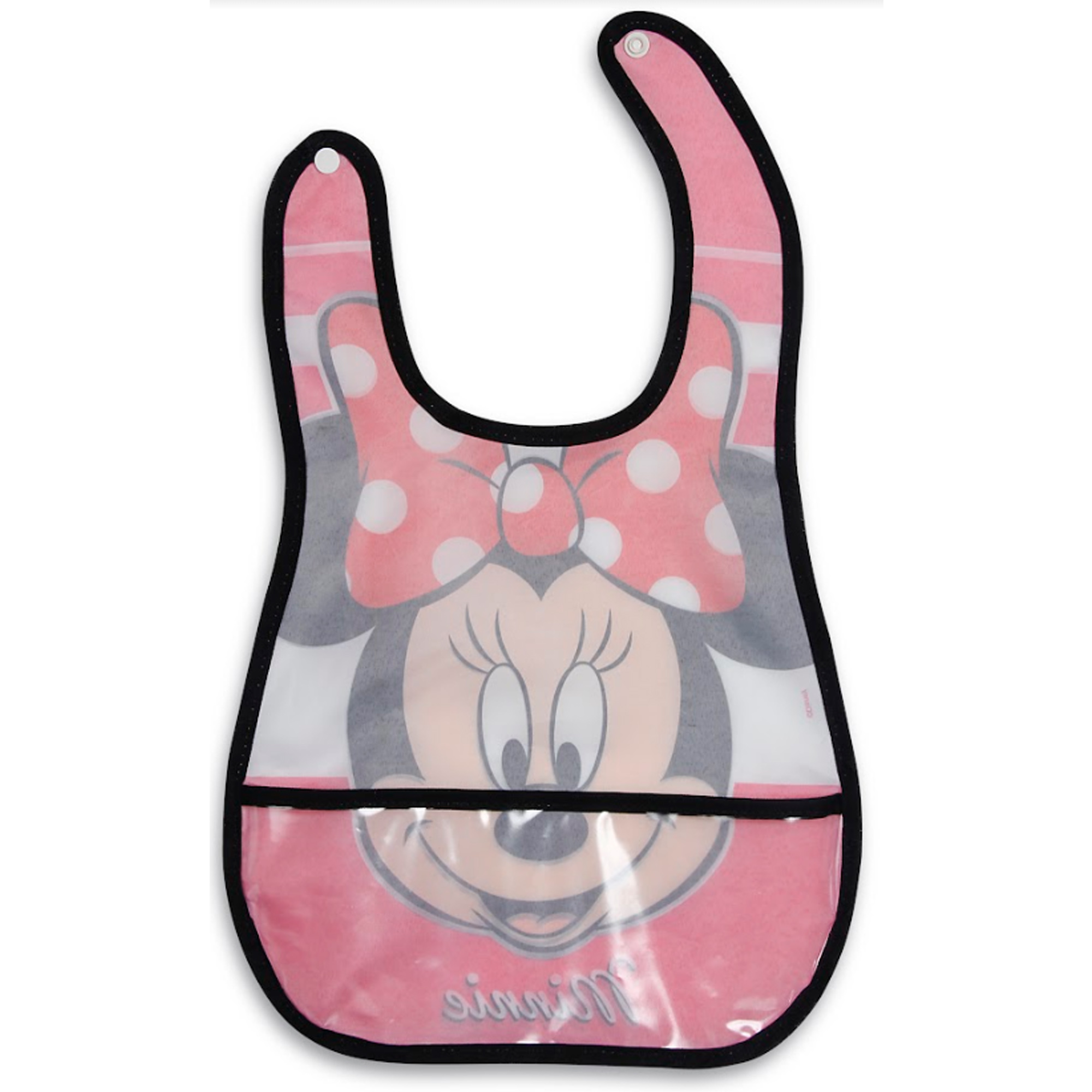 Babador Avental Impermeável Para Bebê Minnie 9 à 12 Meses Tema Baby Go - 01459