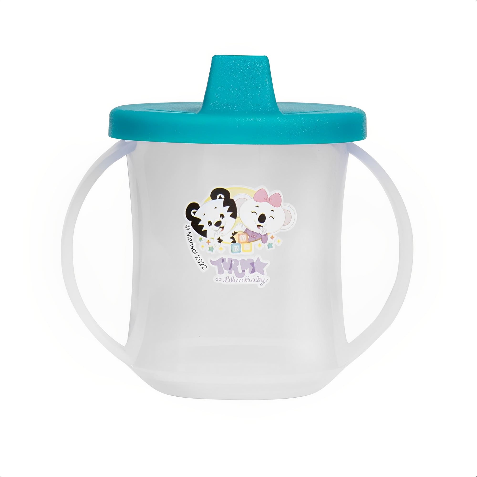 Kit Alimentação Infantil Turma da Lilica c/ Prato, Caneca, Talheres e Babador Baby Go - 03700