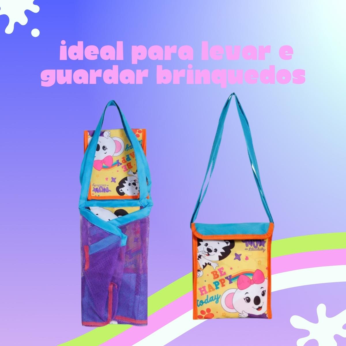 Bolsa Sacola para Brinquedos Multi Uso Turma da Lilica Infantil Baby Baby Go - 03702