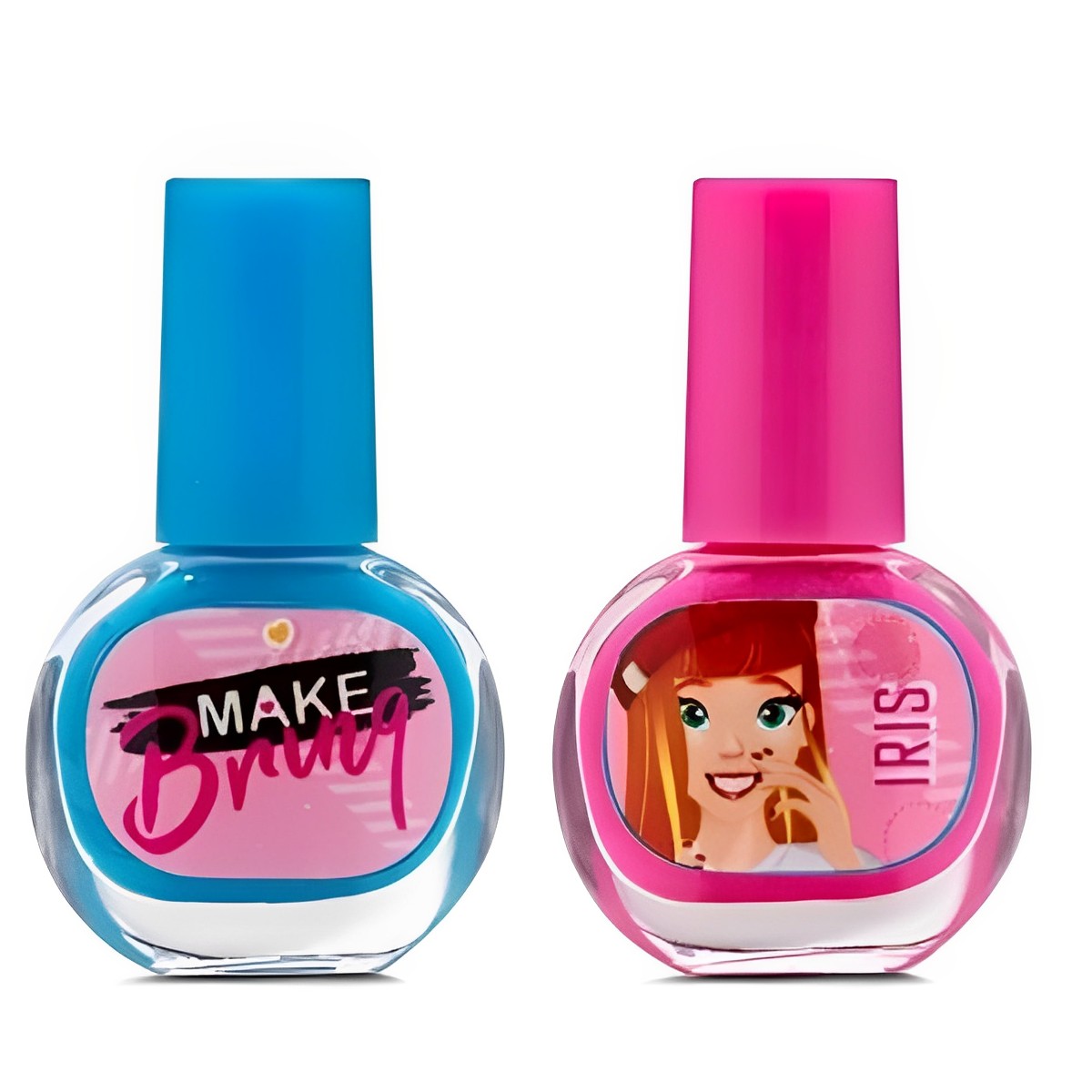 N/A Kit Beleza Make Esmalte Sortido Infantil Maquiagem Esmaltes Mini Ventilador - Polibrinq MK04