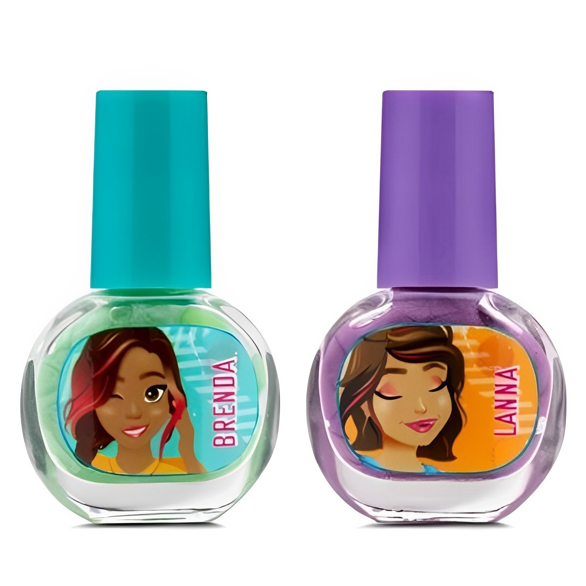 N/A Kit Beleza Make Esmalte Sortido Infantil Maquiagem Esmaltes Mini Ventilador - Polibrinq MK04