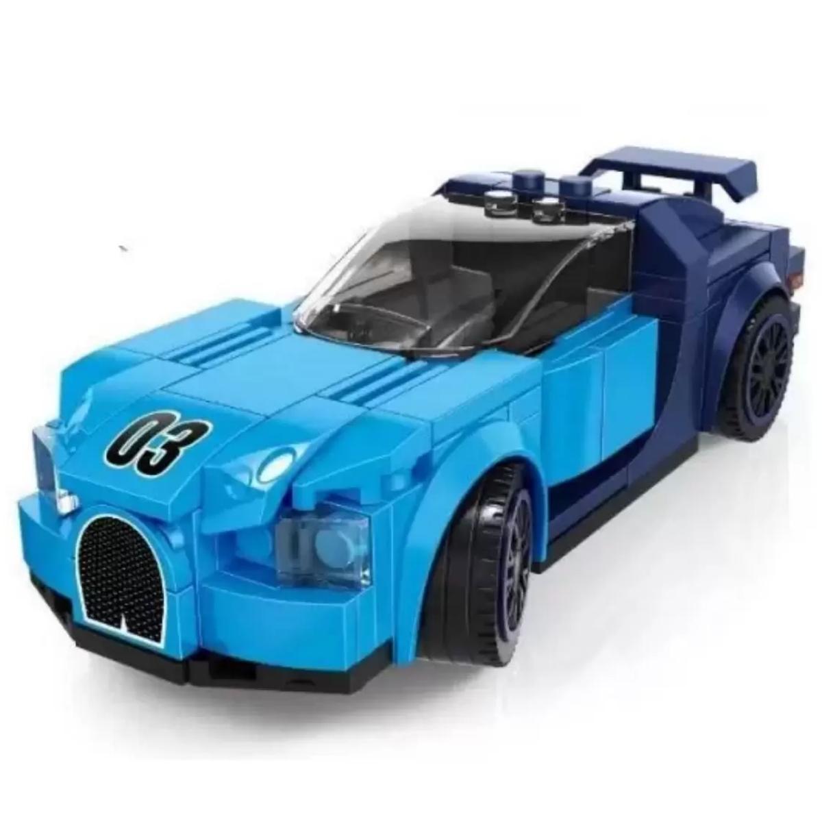 Brinquedo de Encaixe Carro Venon 3 e Potenza Com 139 pecas Polibrinq - BK008