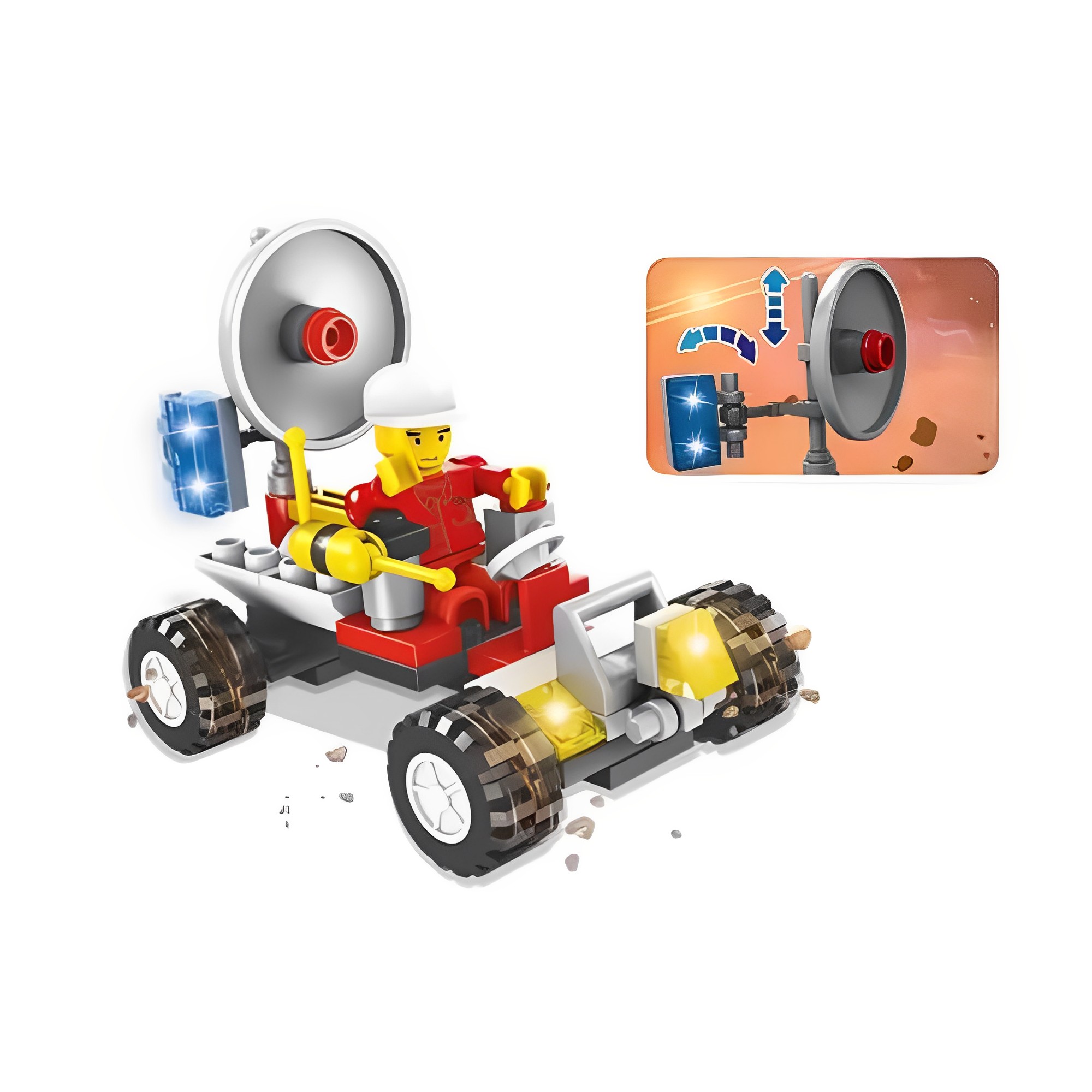 N/A Jogo, brinquedo de montar Sortidos 50 a 103 Peças Aventura Espacial Polibrinq - BM010