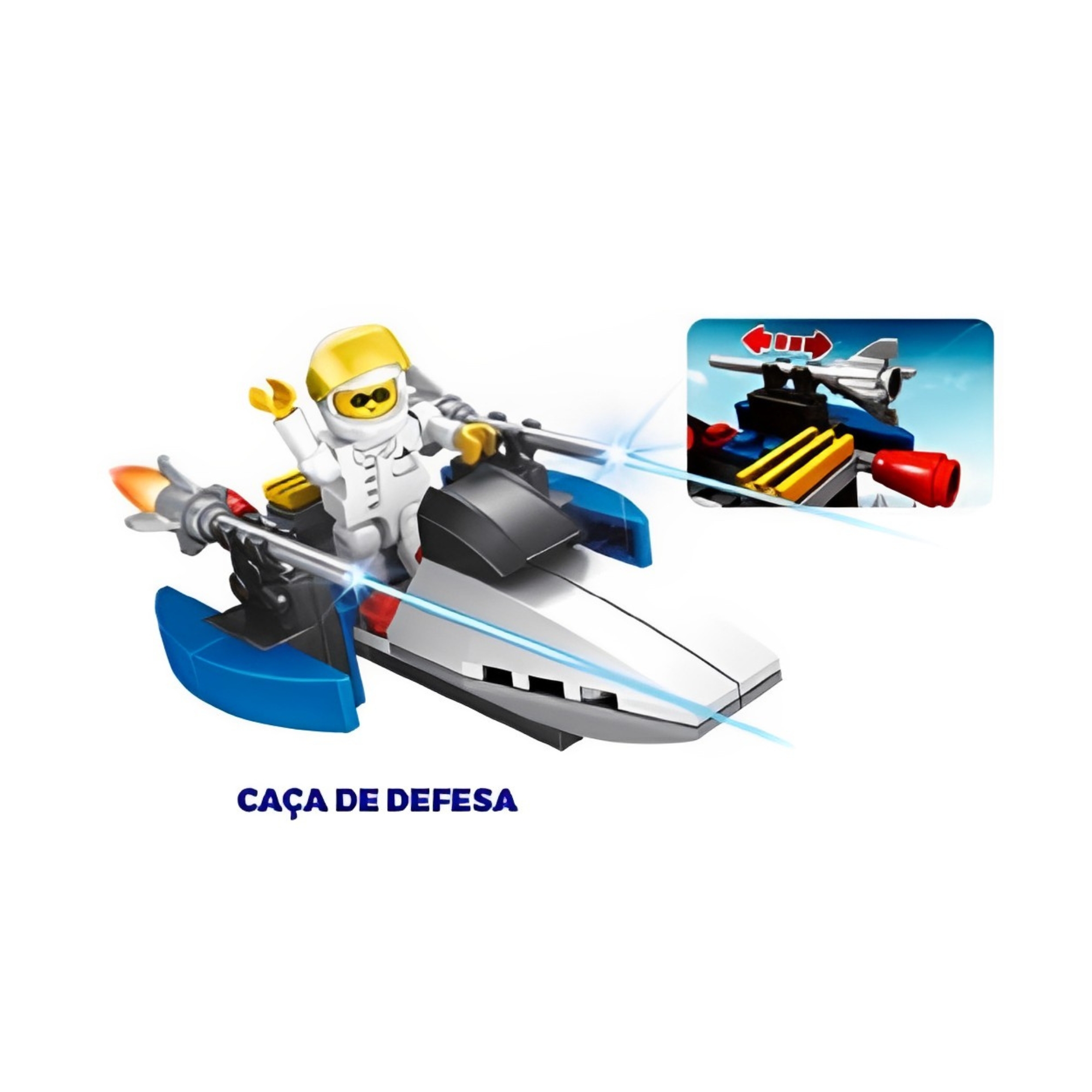 N/A Jogo, brinquedo de montar Sortidos 50 a 103 Peças Aventura Espacial Polibrinq - BM010