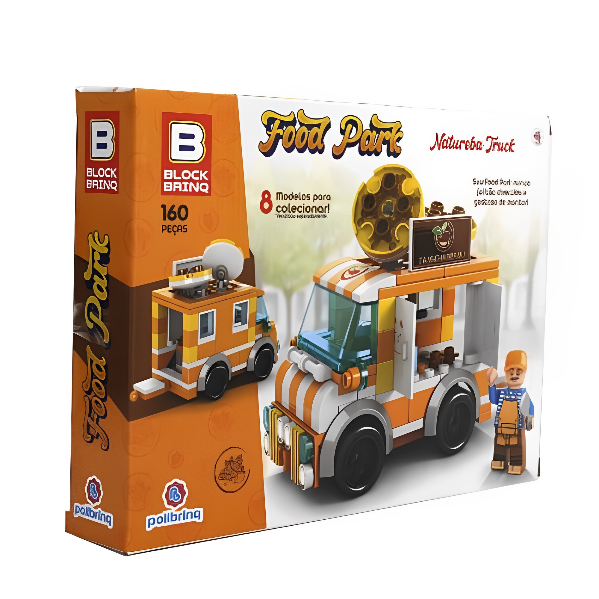 Brinquedo para montar e desmontar Sortidos 157 a 189 Peças - Food Park Sortidos Polibrinq - BM017
