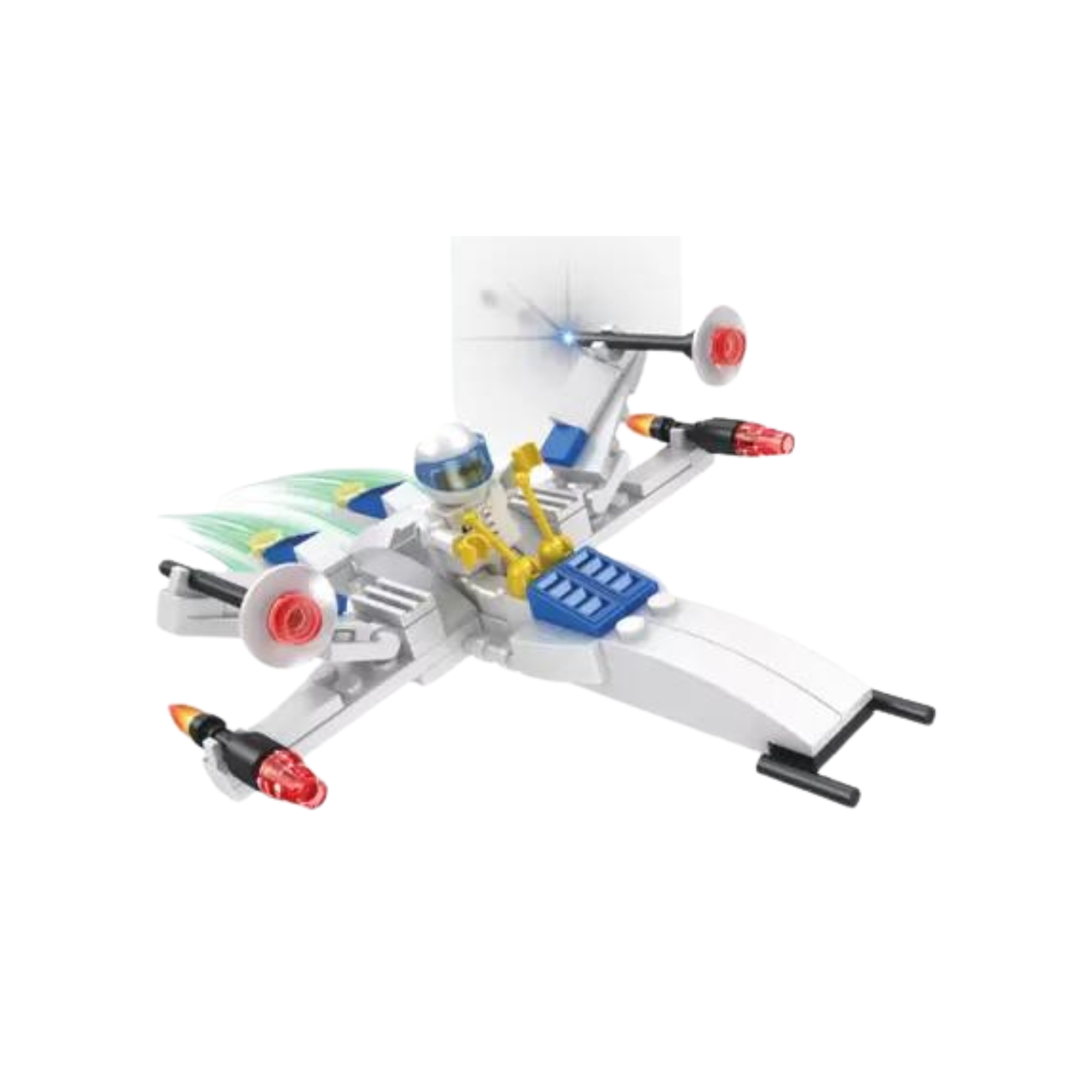 Brinquedo Montar e Desmontar Aventura Espacial ORION/X-20/GEMINI3/JUPITER2 Polibrinq BM018