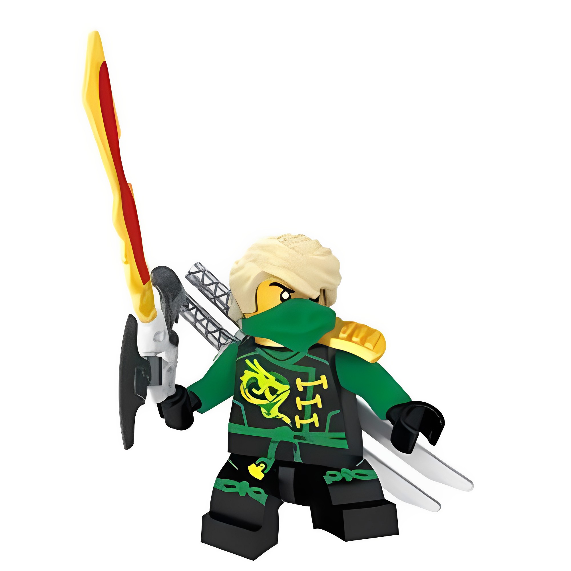 1 Boneco Sortido Hakkin Kichi Yori Kazan Takai ou Sora Block Heroes Ninja Polibrinq BL587