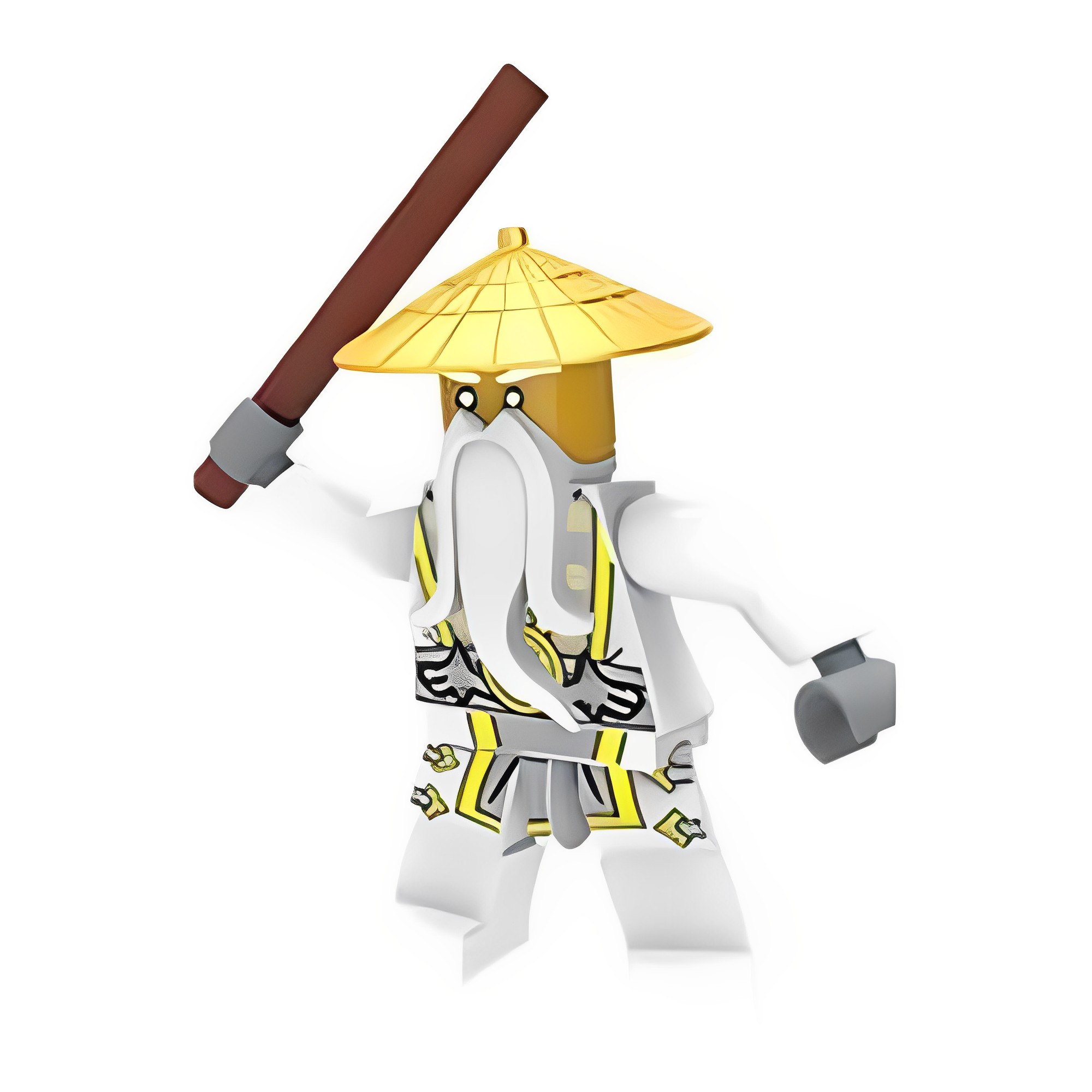 1 Boneco Sortido Hakkin Kichi Yori Kazan Takai ou Sora Block Heroes Ninja Polibrinq BL587