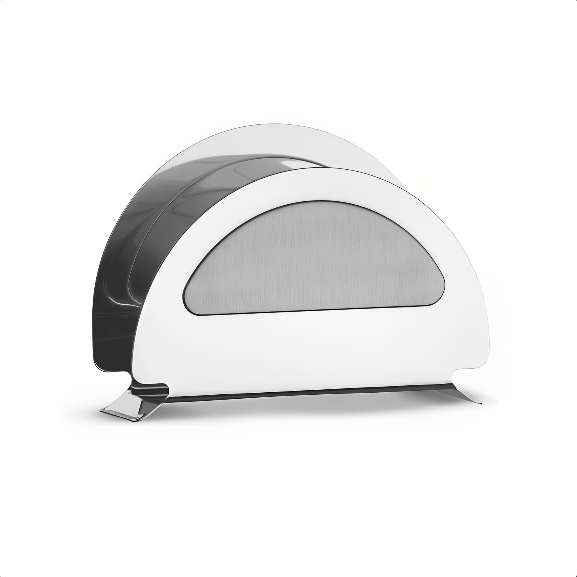 Porta Guardanapos Inox Cosmos Decoração Cozinha Brilho com Detalhes em Fosco Tramontina - 61216120