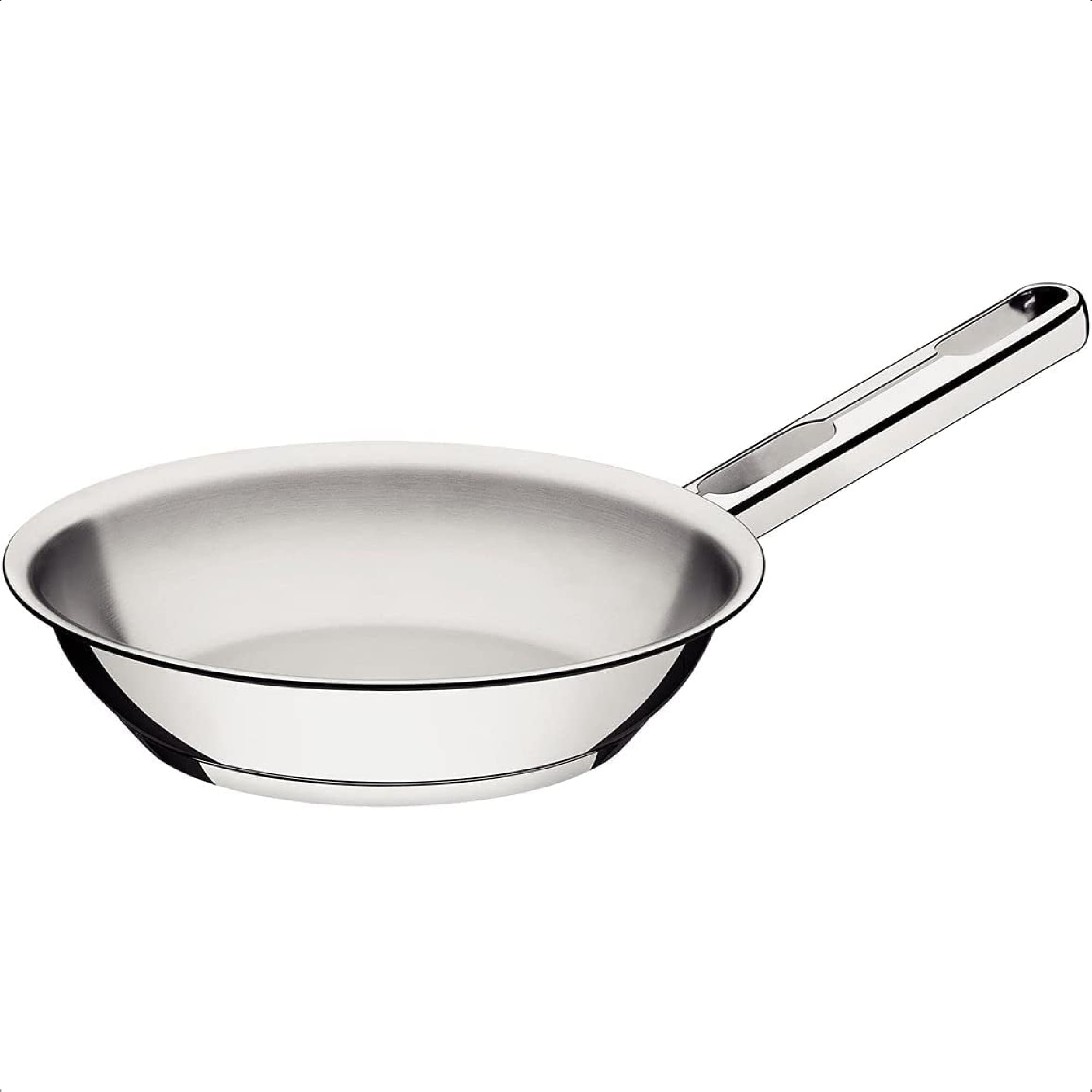 Frigideira Aço Inox Allegra Beleza e Praticidade 1,30L Fundo Triplo Cozinha Tramontina - 62666201