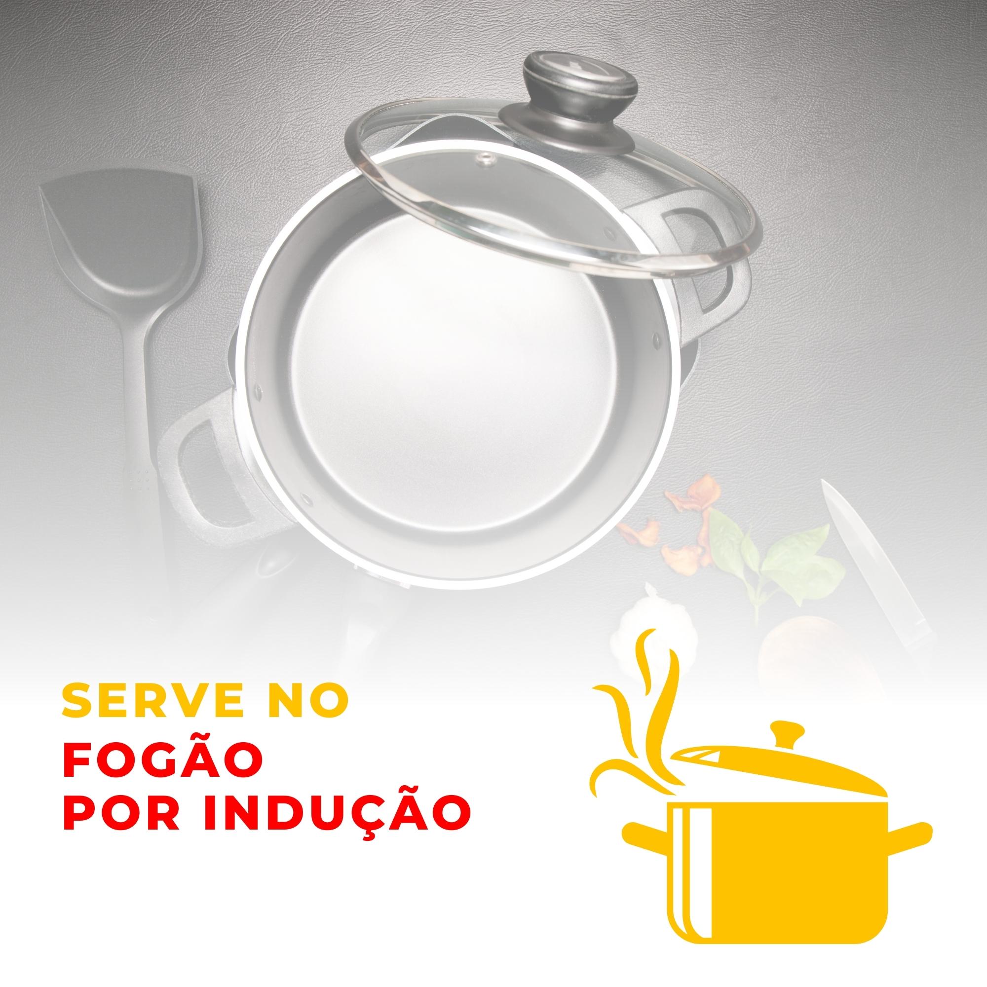 Frigideira Inox Fundo Triplo 24cm Allegra Fogão Gás Elétrico Vitrocerâmico Tramontina - 62666241