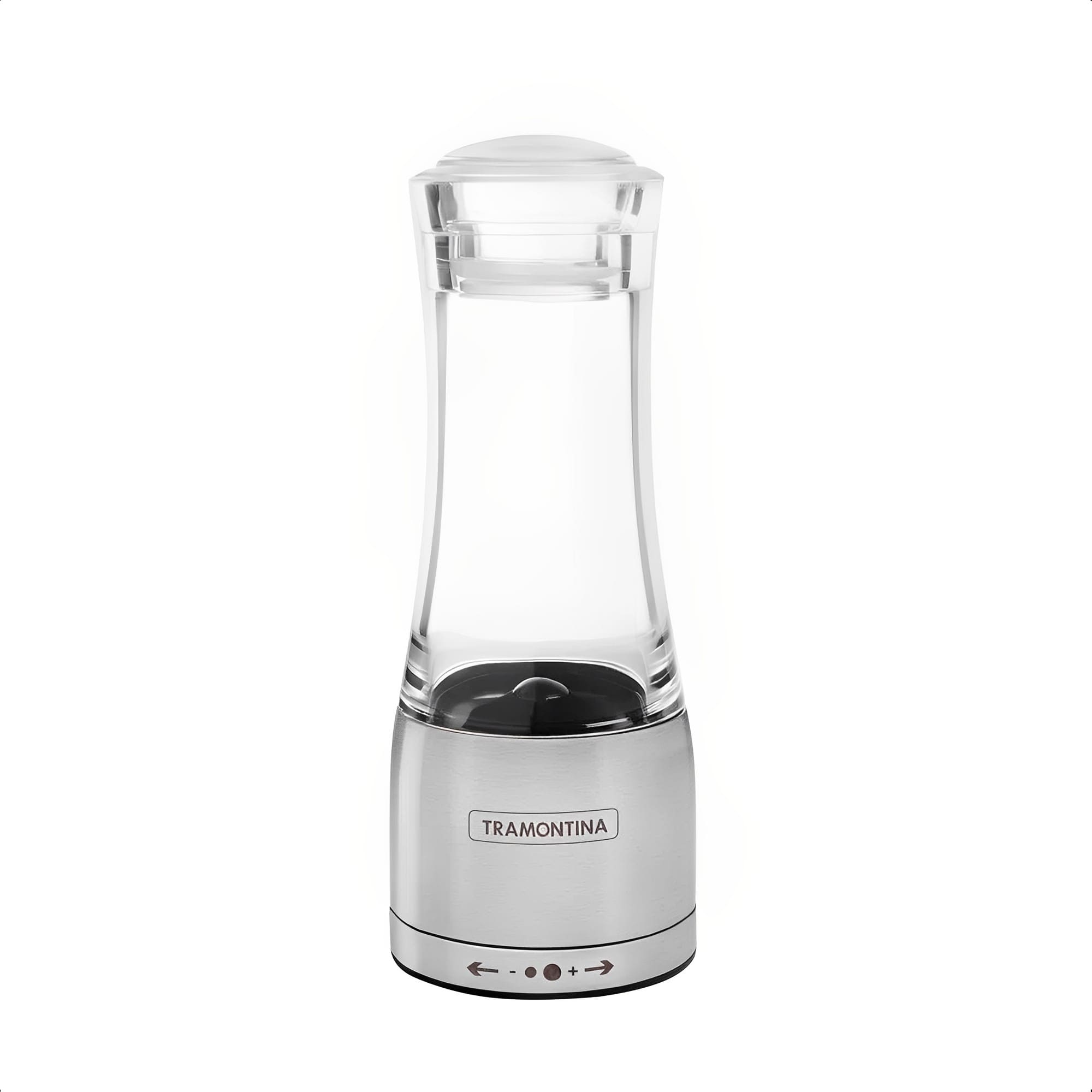 Moedor p/ Sal Grosso ou Pimenta Acrílico e Aço Inox Moinho Cerâmica Tramontina - 61653000