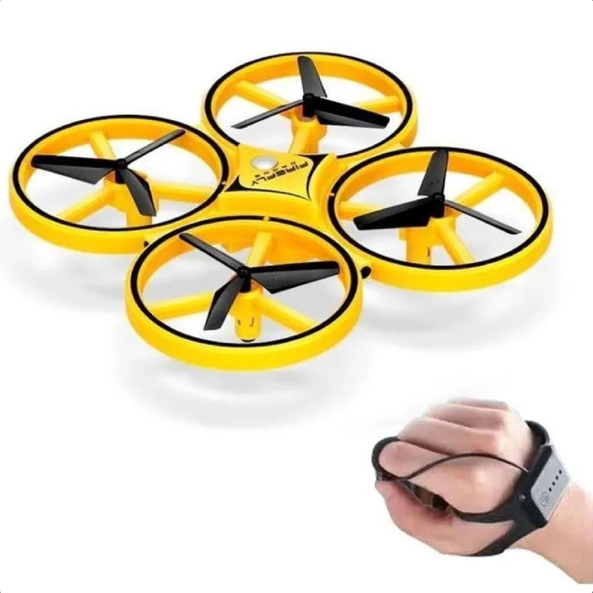 Drone Quadricóptero Brinquedo Infantil Sortido Controle Hand Sensor Giro 360º Polibrinq DN10001