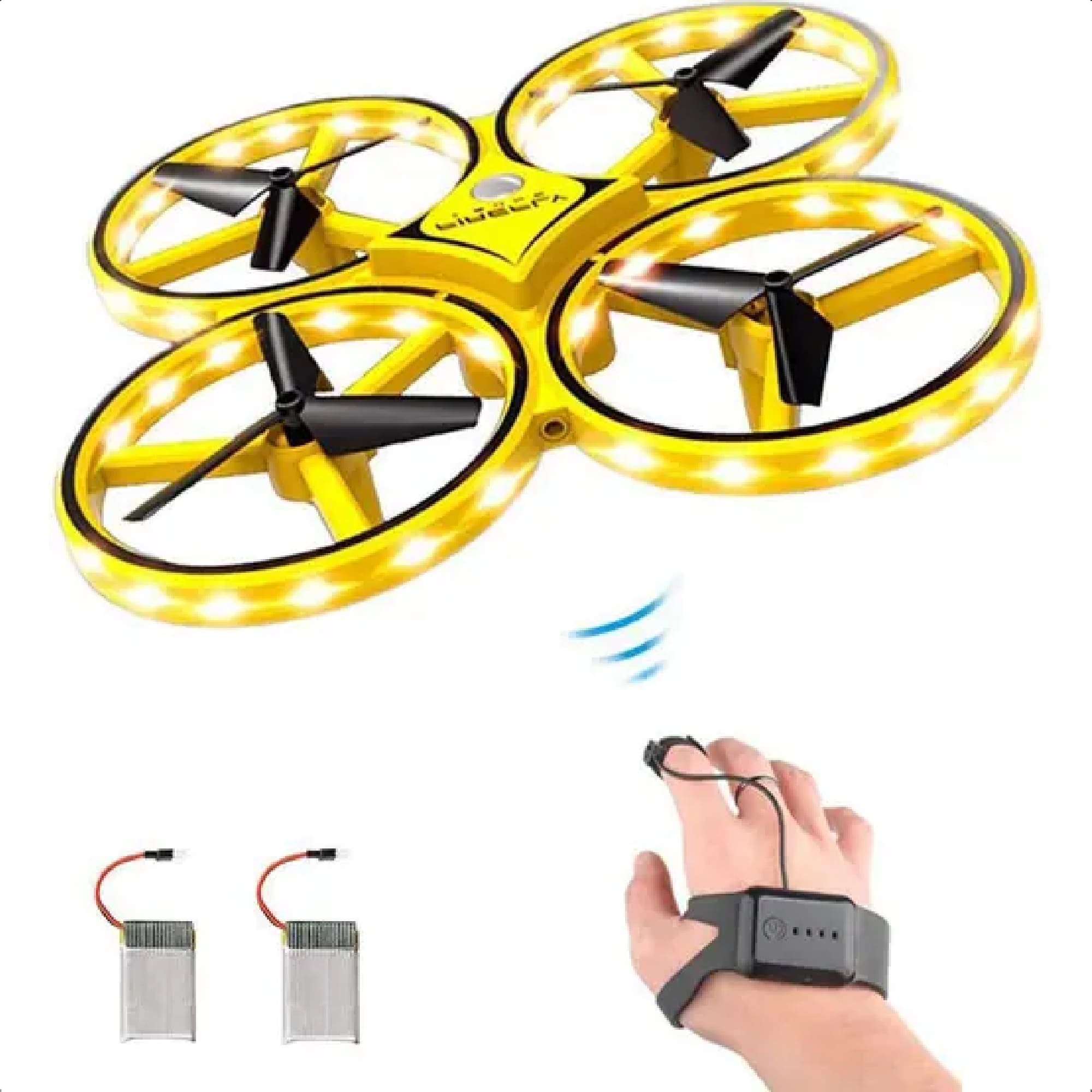 Drone Quadricóptero Brinquedo Infantil Sortido Controle Hand Sensor Giro 360º Polibrinq DN10001