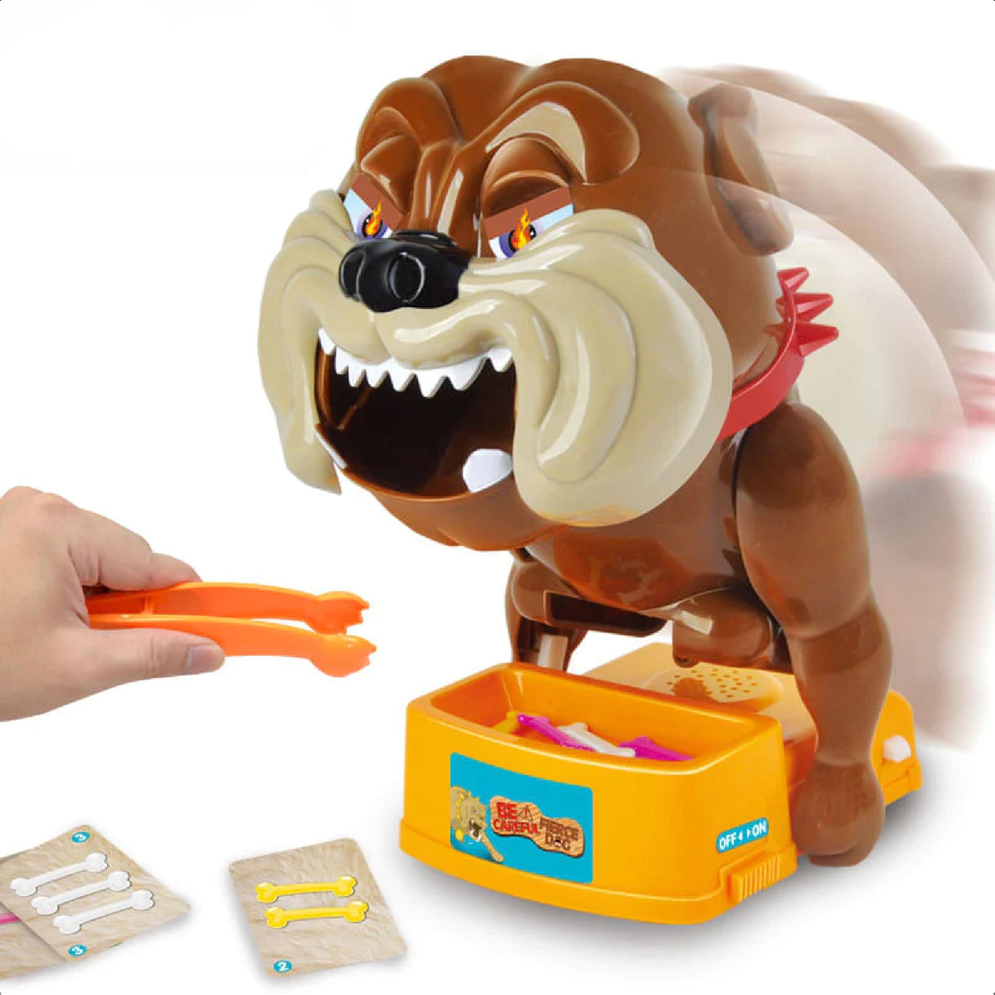 Jogo Bad Dog Não Acorde o Cachorro Roube Seus Ossos Plástico de +3 Anos Brinquedo Polibrinq - 2334