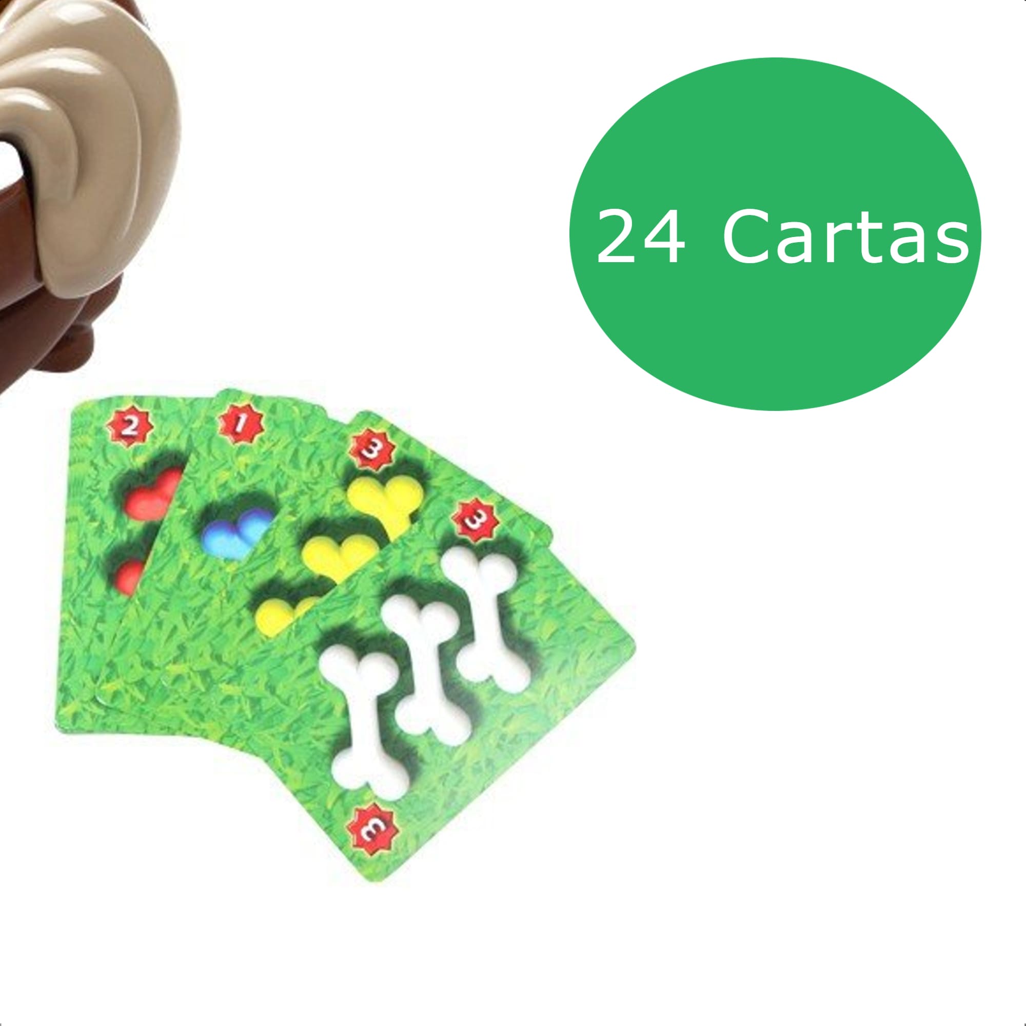 Jogo Bad Dog Não Acorde o Cachorro Roube Seus Ossos Plástico de +3 Anos Brinquedo Polibrinq - 2334