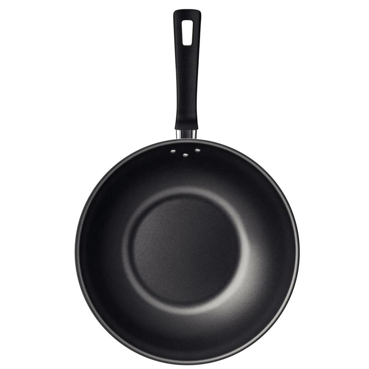 Panela Wok 28cm 3,6L Tramontina Loreto Alumínio Revestimento Antiaderente Starflon Max Grafite 20395028