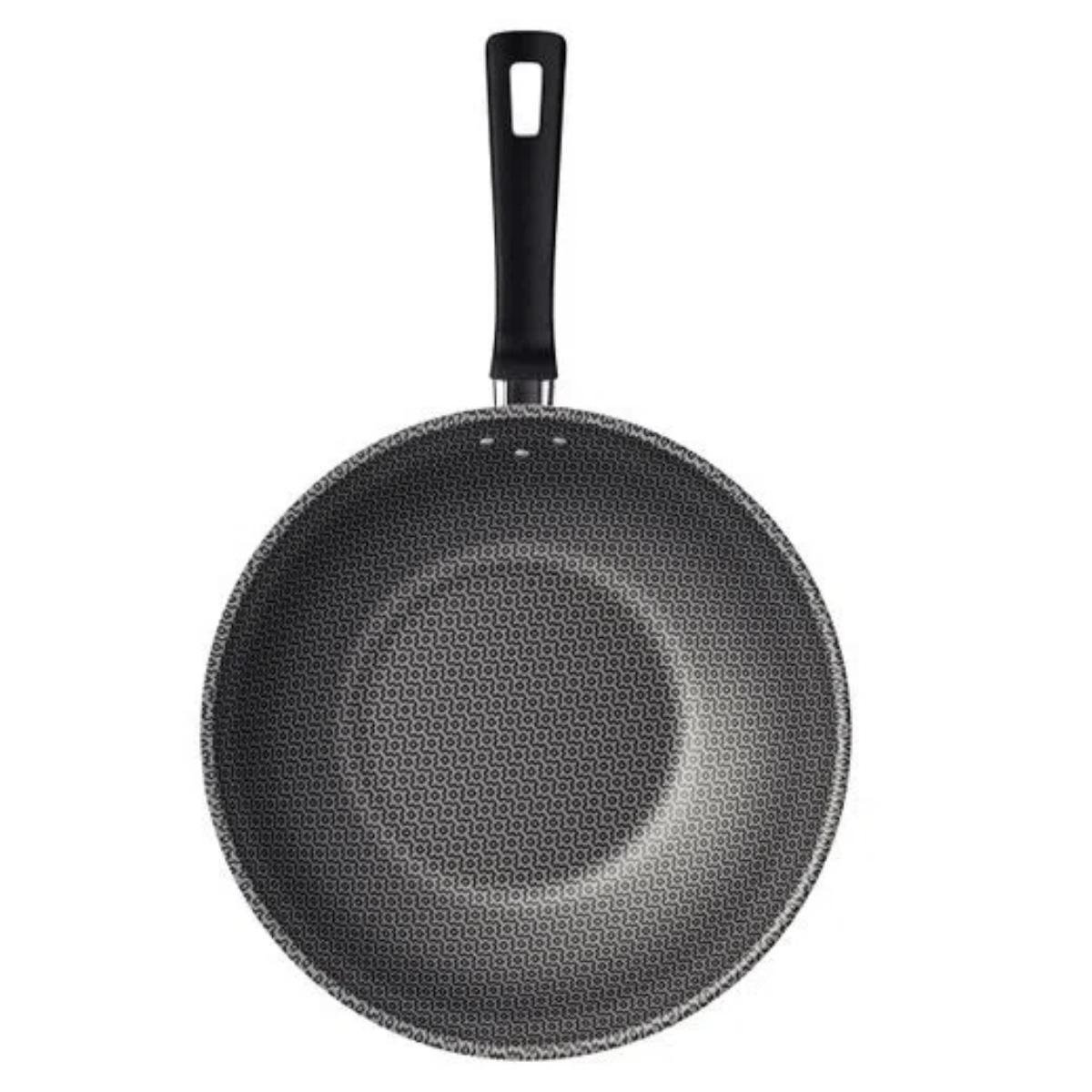 Panela Wok 28cm 3,6L Loreto Alumínio Antiaderente Starflon Max Vermelho Tramontina - 20395728