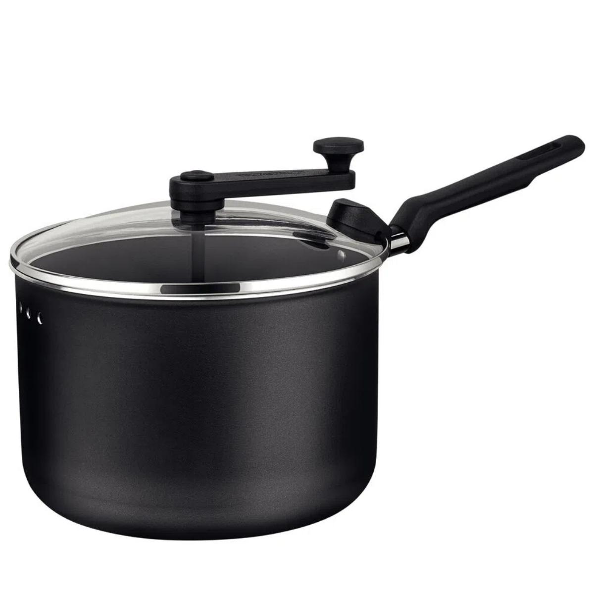 Pipoqueira 3,5L Loreto em Alumínio Antiaderente Starflon Max Grafite Tramontina - 20387020