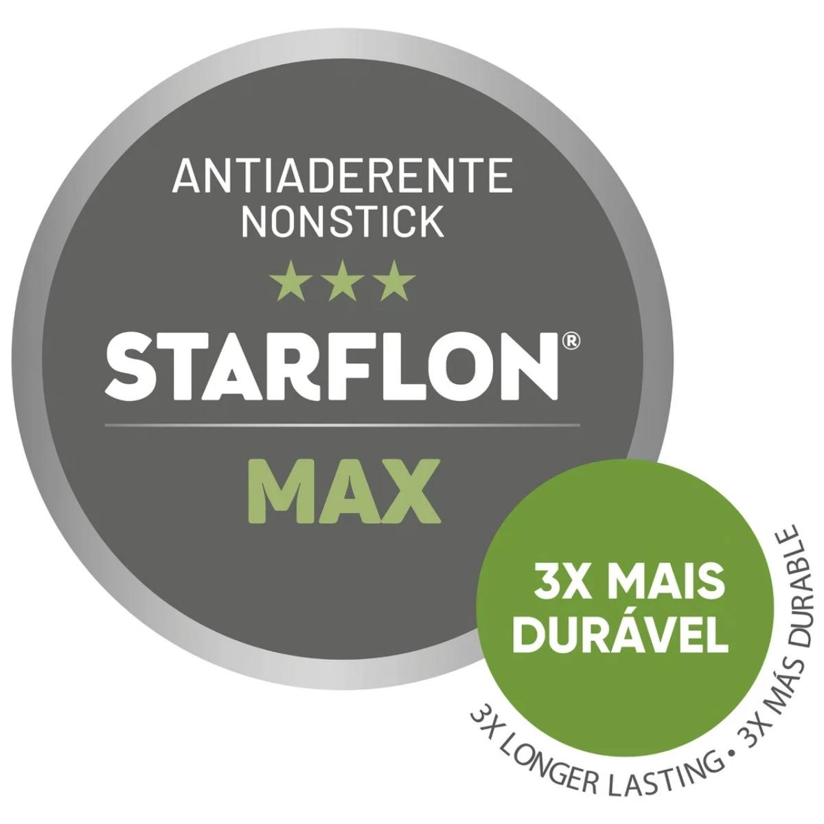 Pipoqueira 3,5L Loreto em Alumínio Antiaderente Starflon Max Grafite Tramontina - 20387020