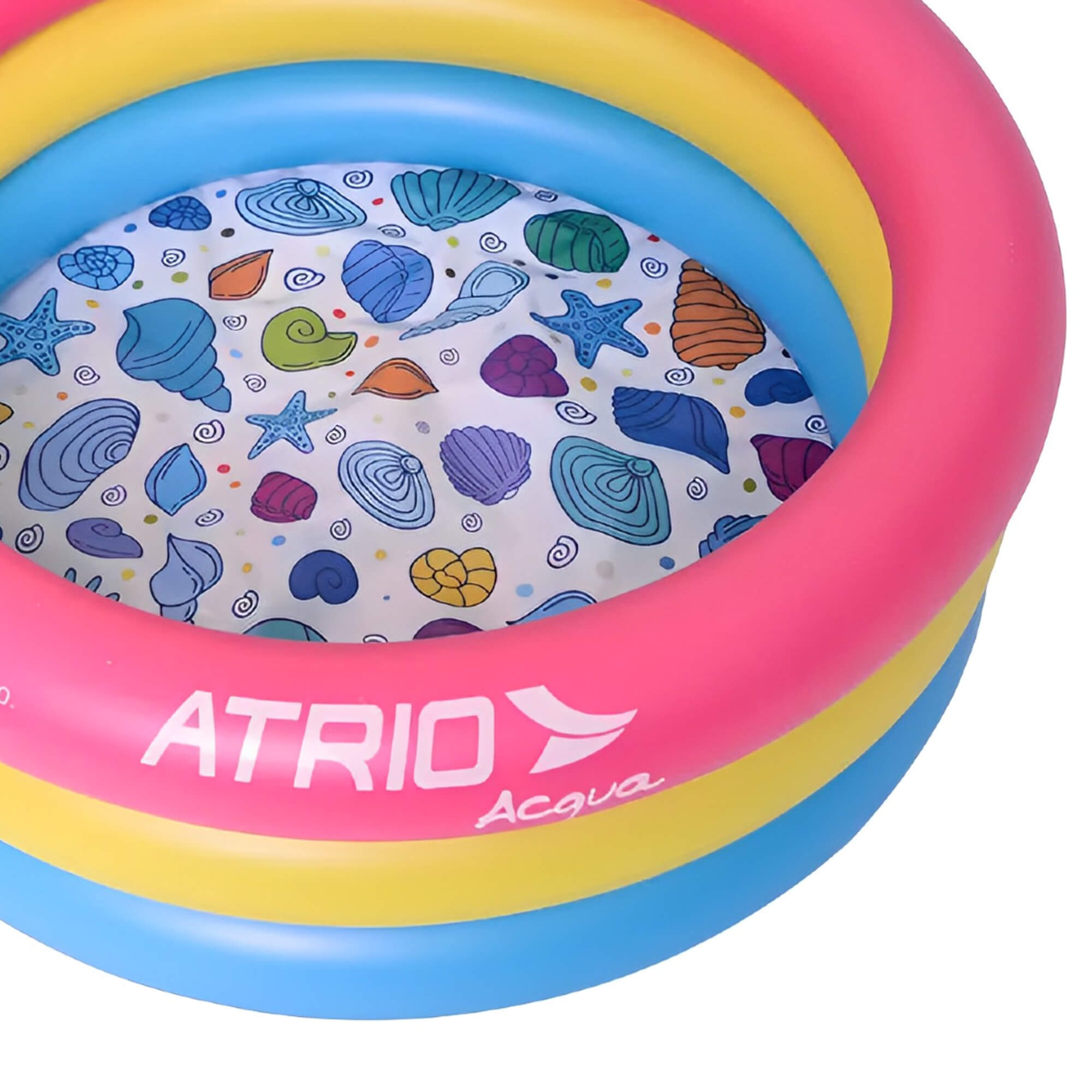 Piscina Inflável Circular PVC P/ Crianças 88L Peso Suporta 20Kg Fácil Montar 3-6 Anos Atrio-ES299