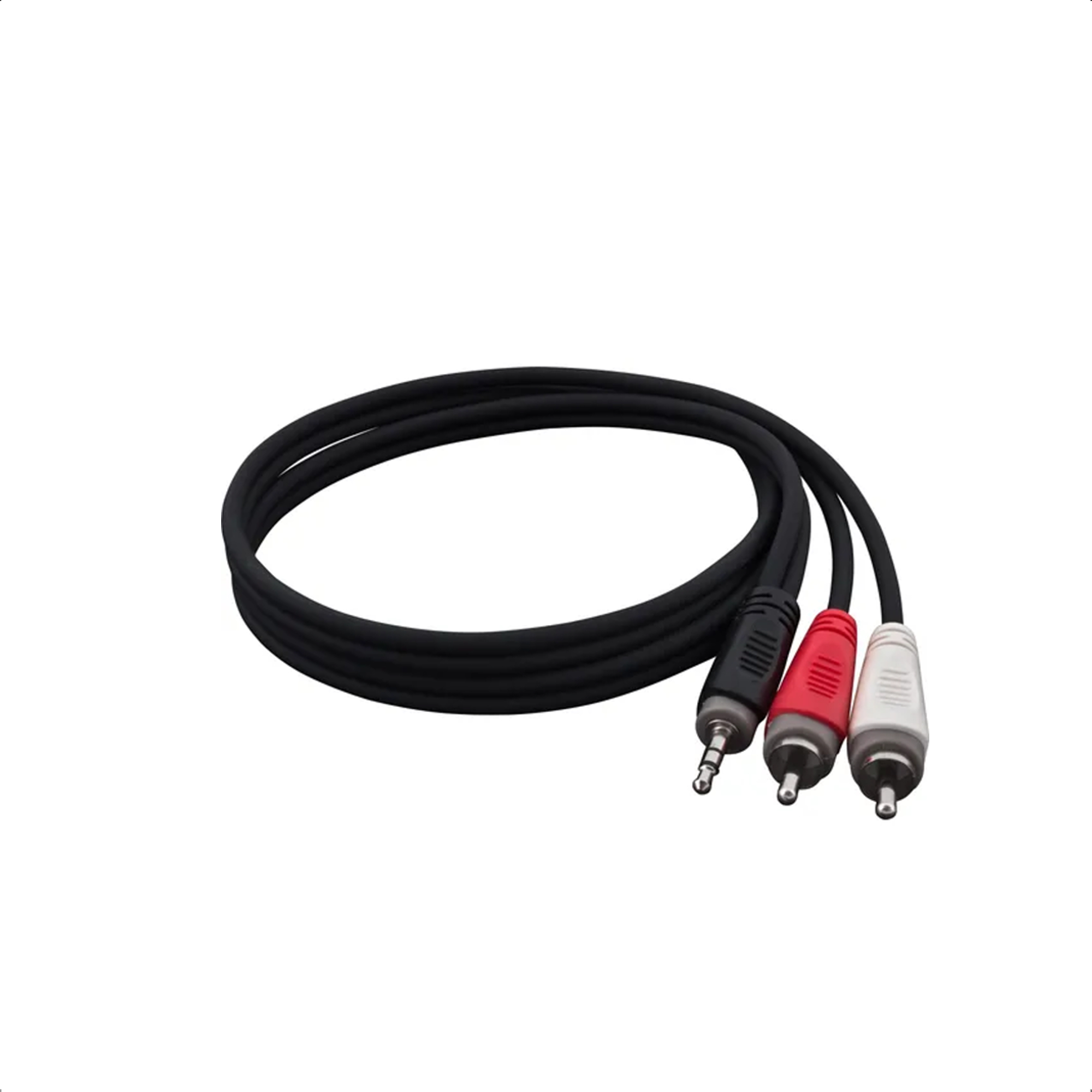 Cabo de Áudio Linha Player P2 x RCA2 1,2 Metros Preto HAYONIK - 0000051221