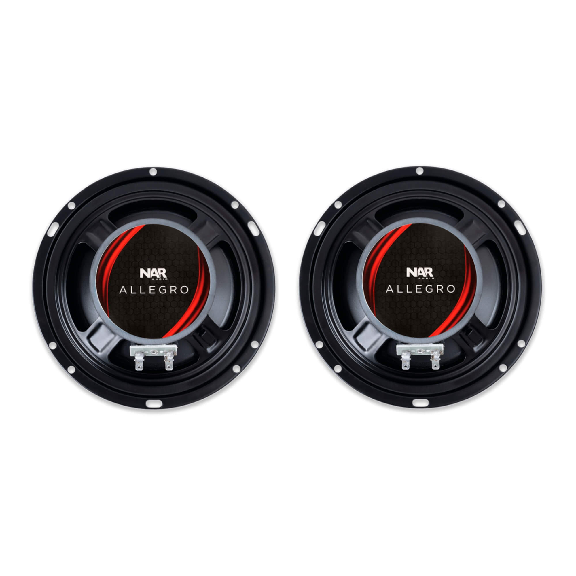 Par Alto-falante Automotivo Coaxial ALLEGRO 6" Polegadas - 50WRMS cada 4 OHMS NAR - 90002210