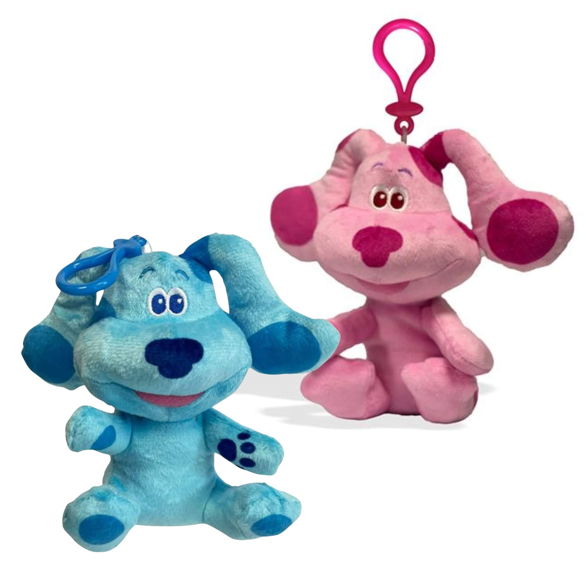 Brinquedo Blue´s Clues Porta Moedas de Pelúcia Sortido e Unitário Azul e Rosa Multikids - BR1694