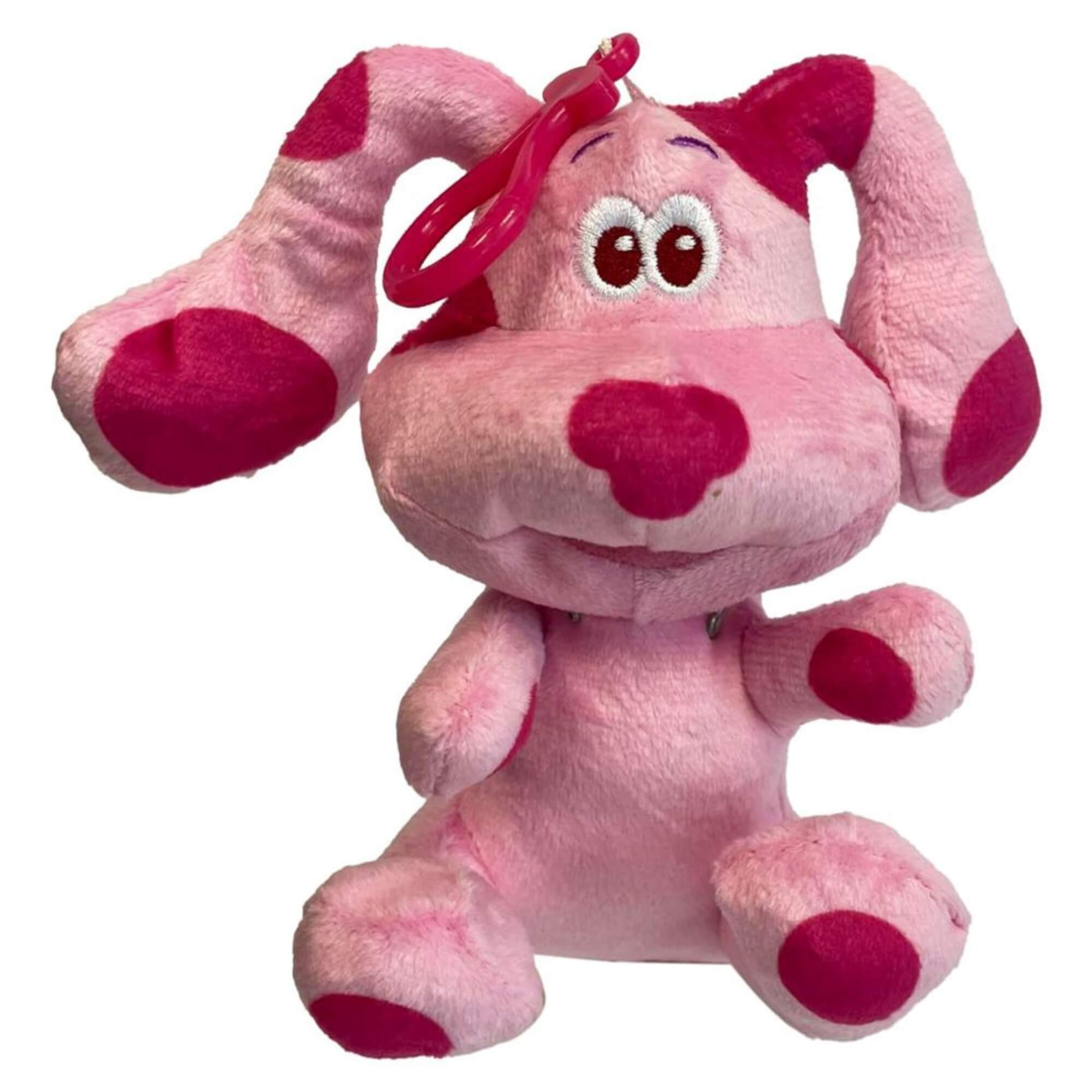 Brinquedo Blue´s Clues Porta Moedas de Pelúcia Sortido e Unitário Azul e Rosa Multikids - BR1694