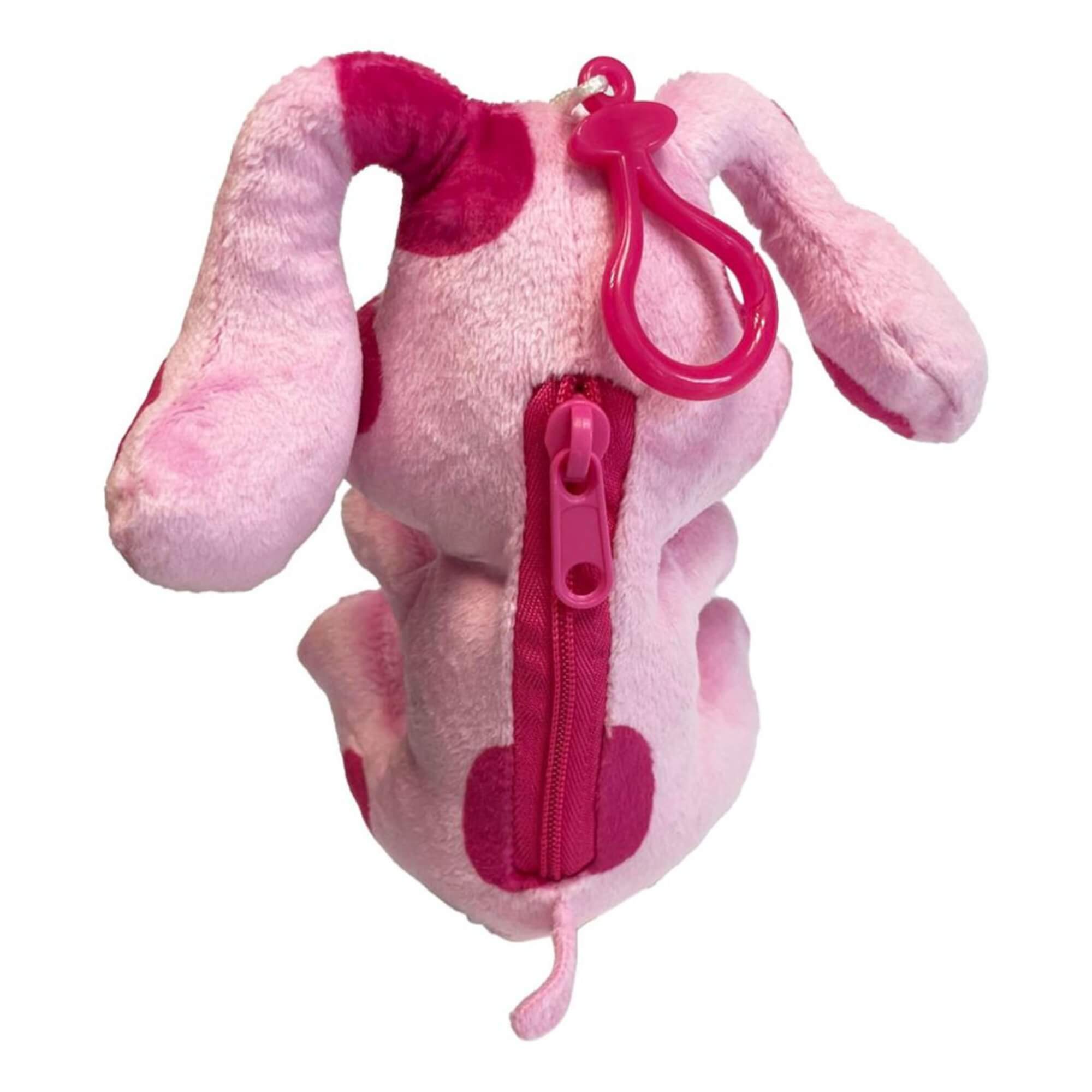 Brinquedo Blue´s Clues Porta Moedas de Pelúcia Sortido e Unitário Azul e Rosa Multikids - BR1694