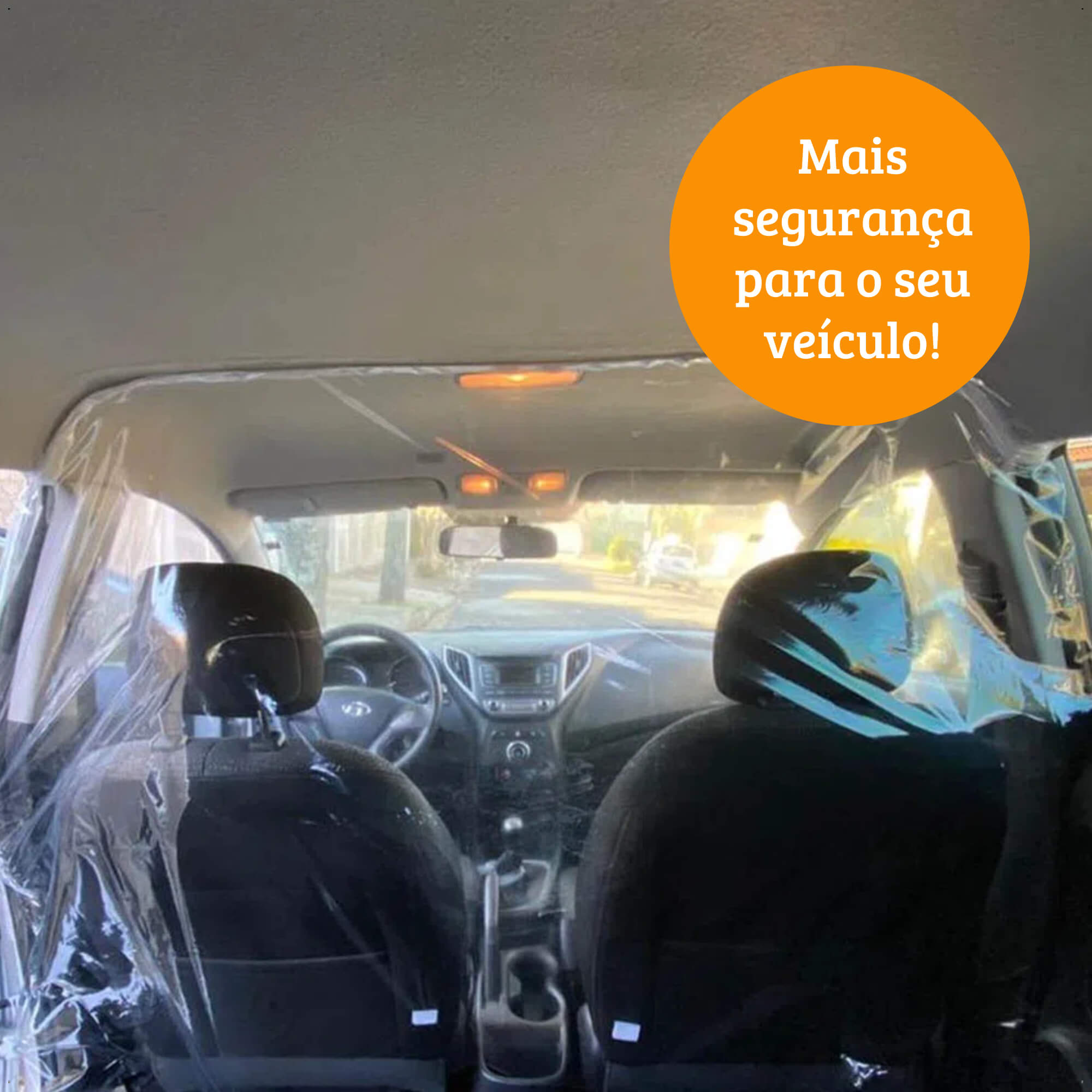 Cortina Protetora para Veiculos Automotivos de PVC 0,08MM (1.4X2M) Multilaser Auto Care - AU970