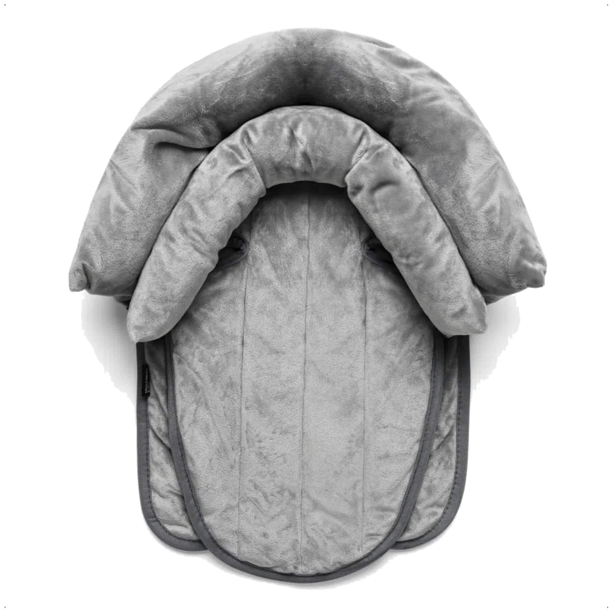 Protetor Acolchoado 2 em 1 c/ Almofada p/ Cinto de Segurança Safe Ride Preto Multikids Baby -BB1153
