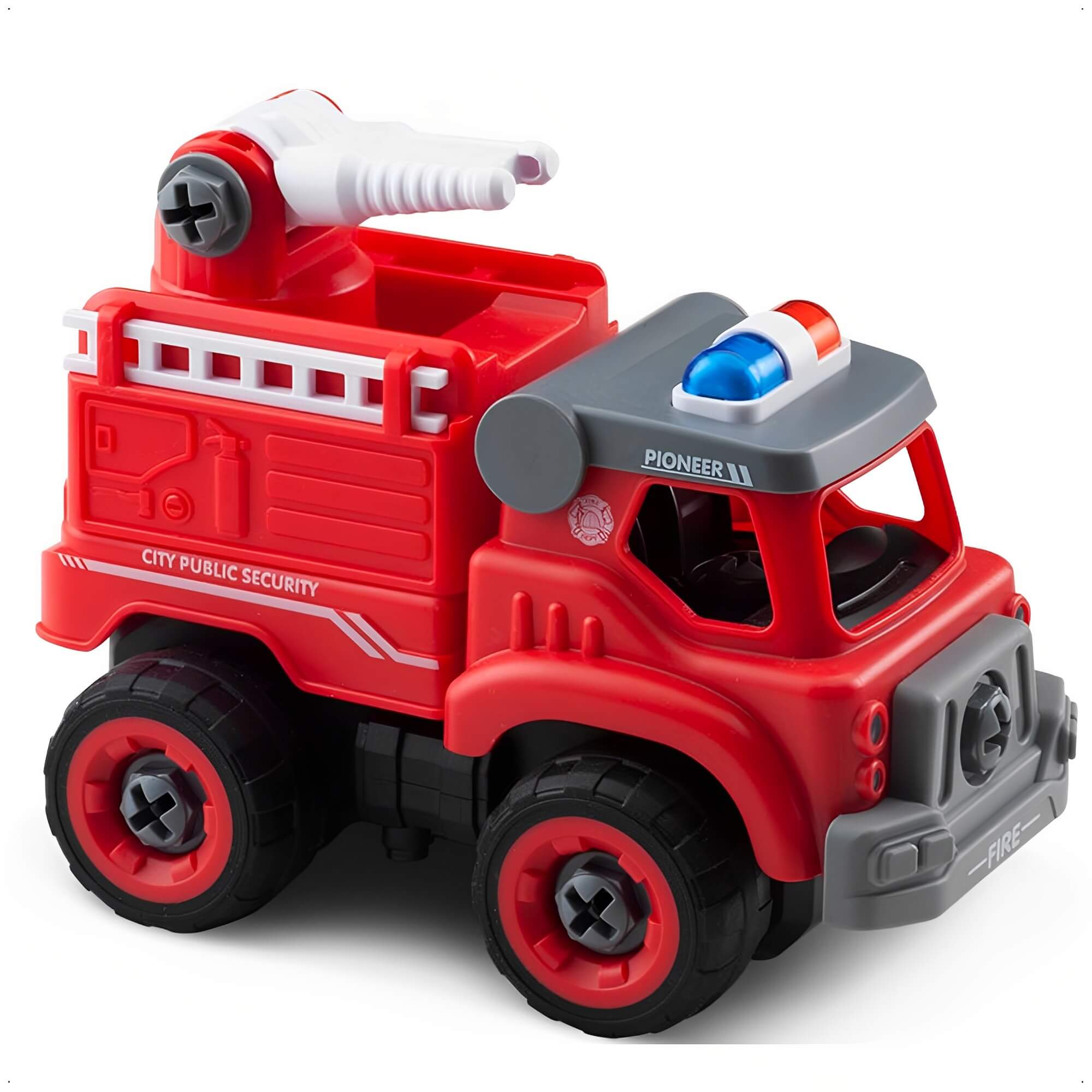 Brinquedo Caminhão De Bombeiros Com Som +3 anos Esguicho City Machine Multikids - BR1085