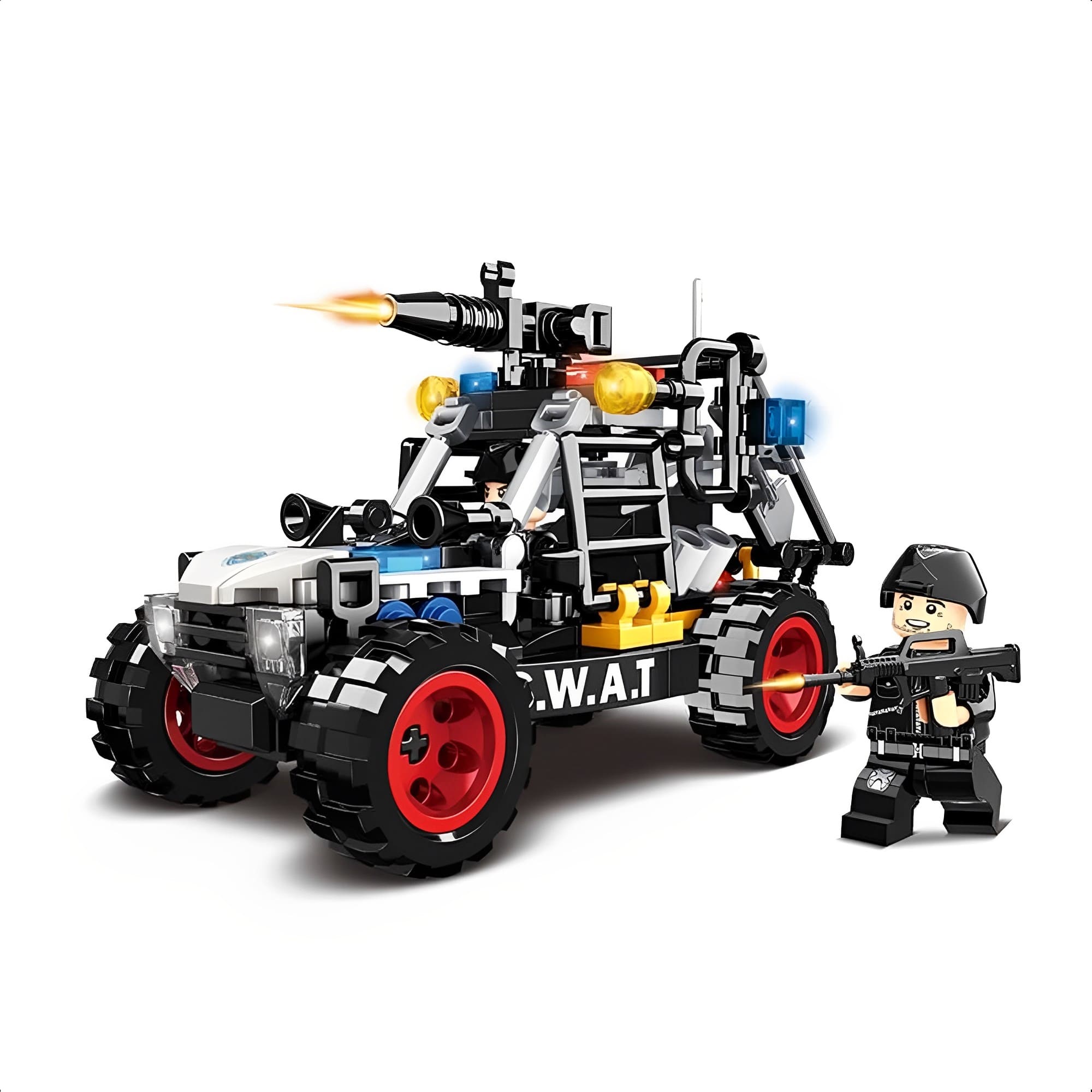 Brinquedo de Montar 223 Peças Infantil +6 Anos Operações Especiais Off-Road 4x4 Xalingo - 28376
