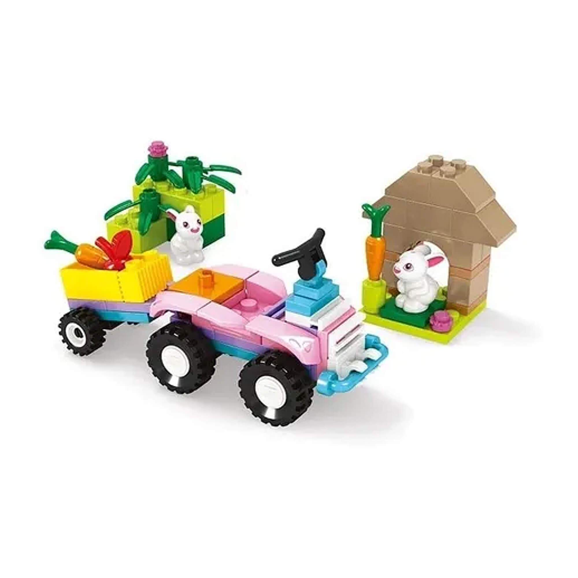 Brinquedo de Montar +6 Anos Mundo Encantado Quadriciclo Pet 86 Peças Xalingo - 28043