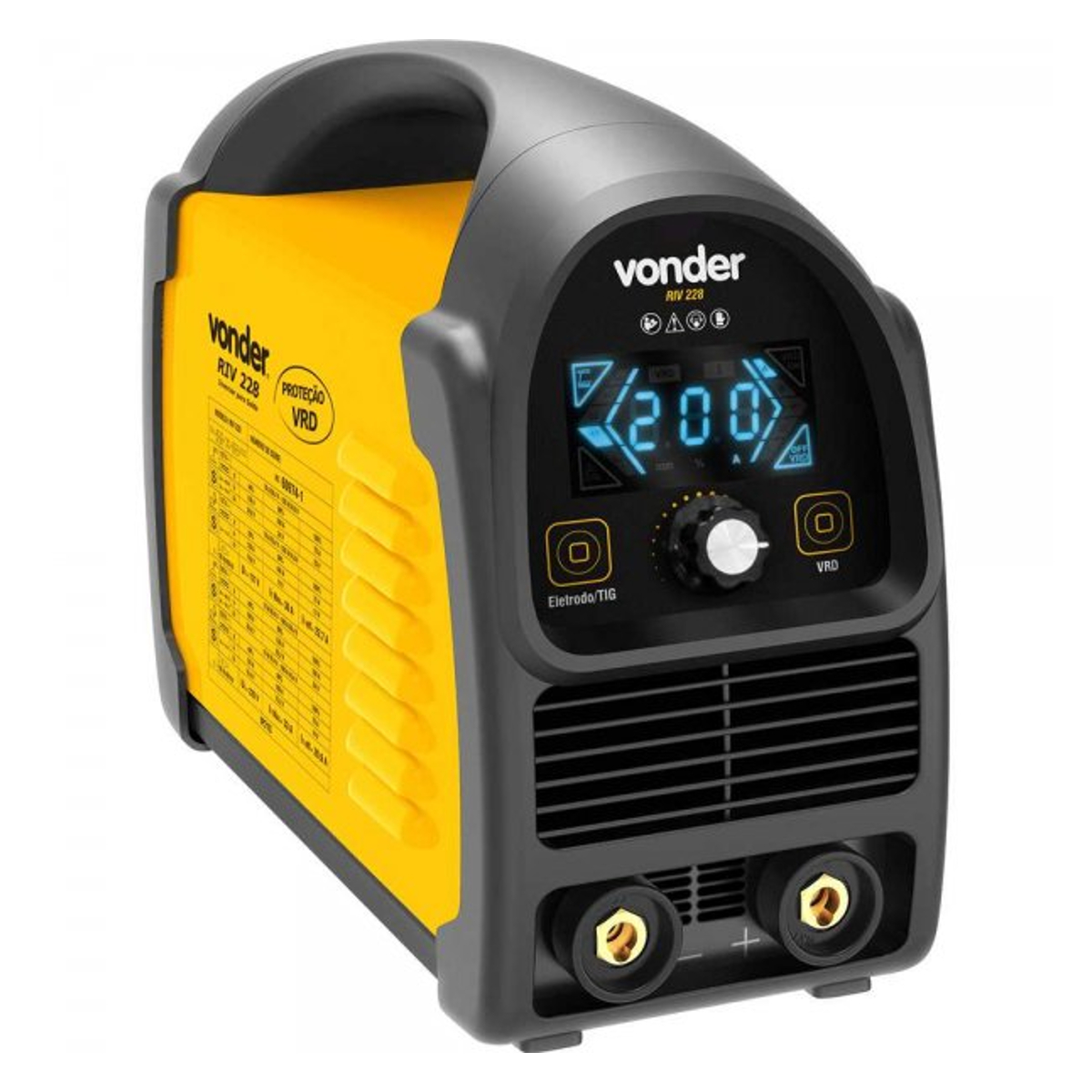 Inversor Solda Eletrodo e TIG Bivolt com Display LED Vonder RIV 228 - 6878228000