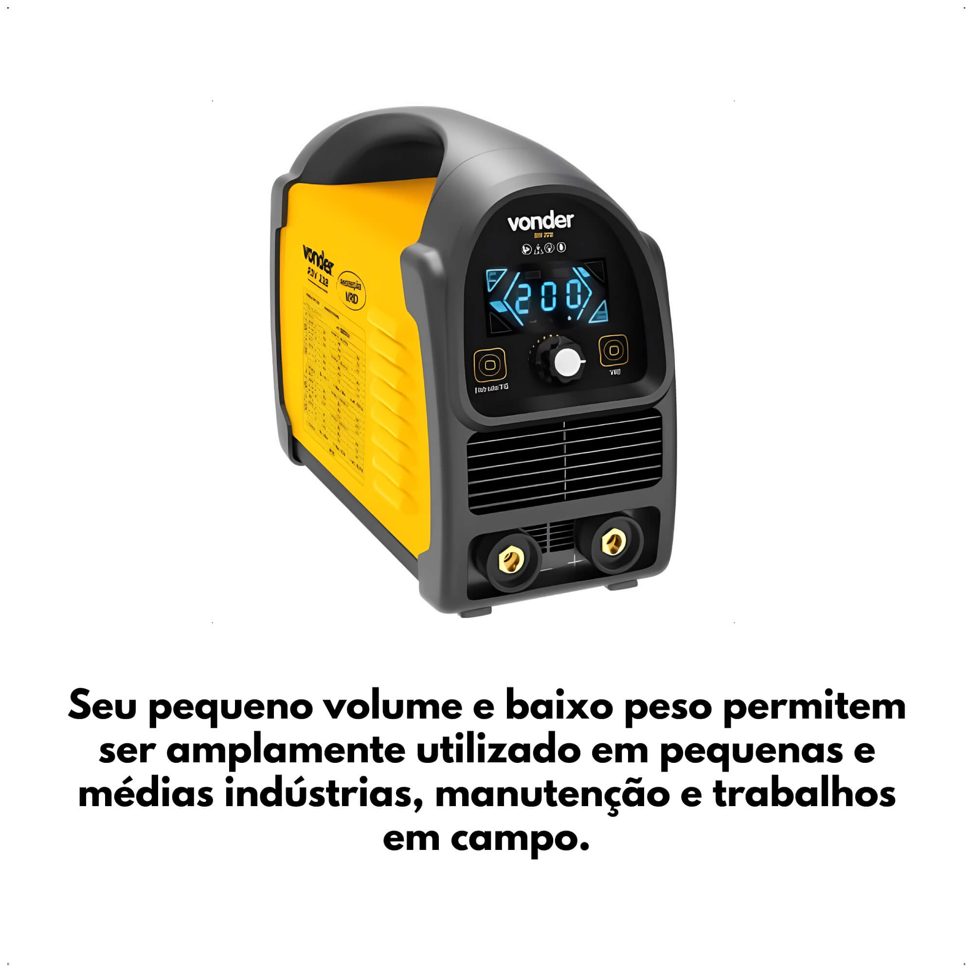 Inversor Solda Eletrodo e TIG Bivolt com Display LED Vonder RIV 228 - 6878228000