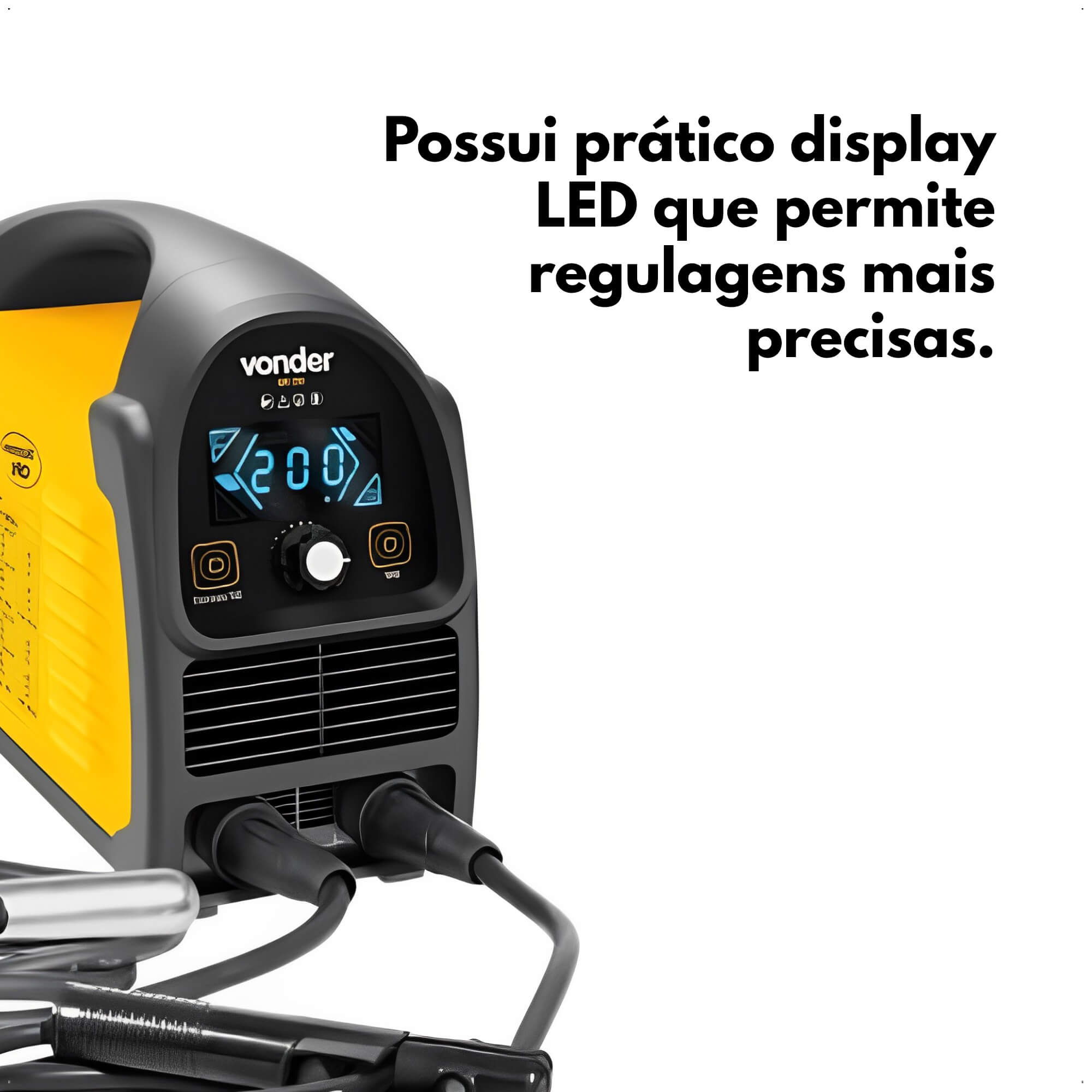 Inversor Solda Eletrodo e TIG Bivolt com Display LED Vonder RIV 228 - 6878228000