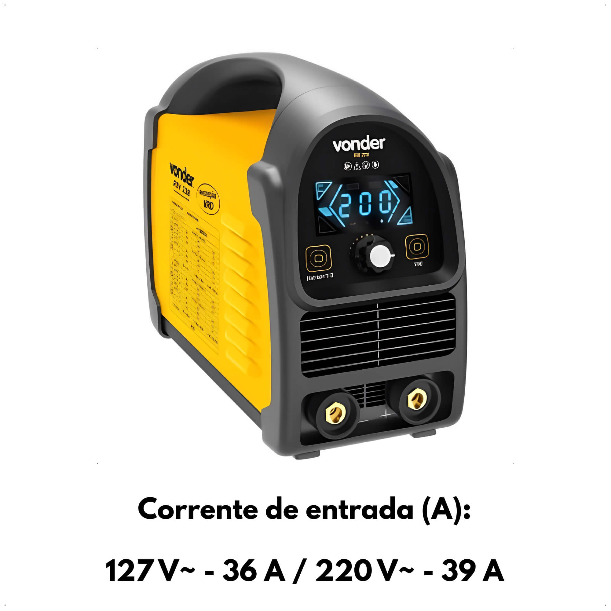Inversor Solda Eletrodo e TIG Bivolt com Display LED Vonder RIV 228 - 6878228000