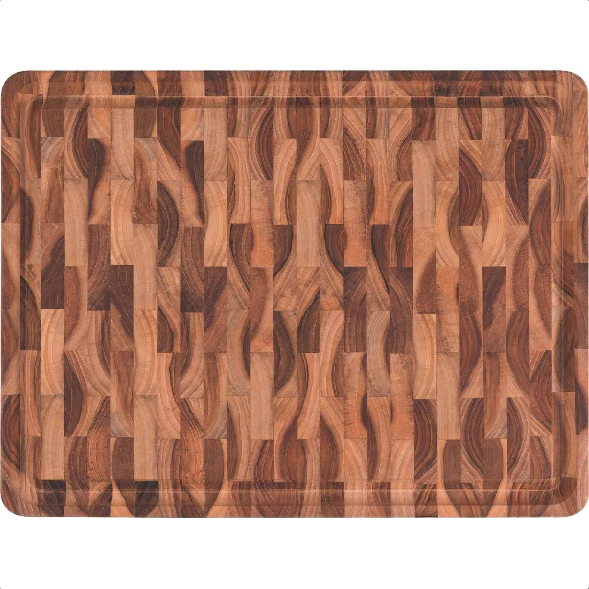 Tábua Invertida Para Churrasco Madeira Teca Óleo Mineral 45x35CM Tramontina - 13460351