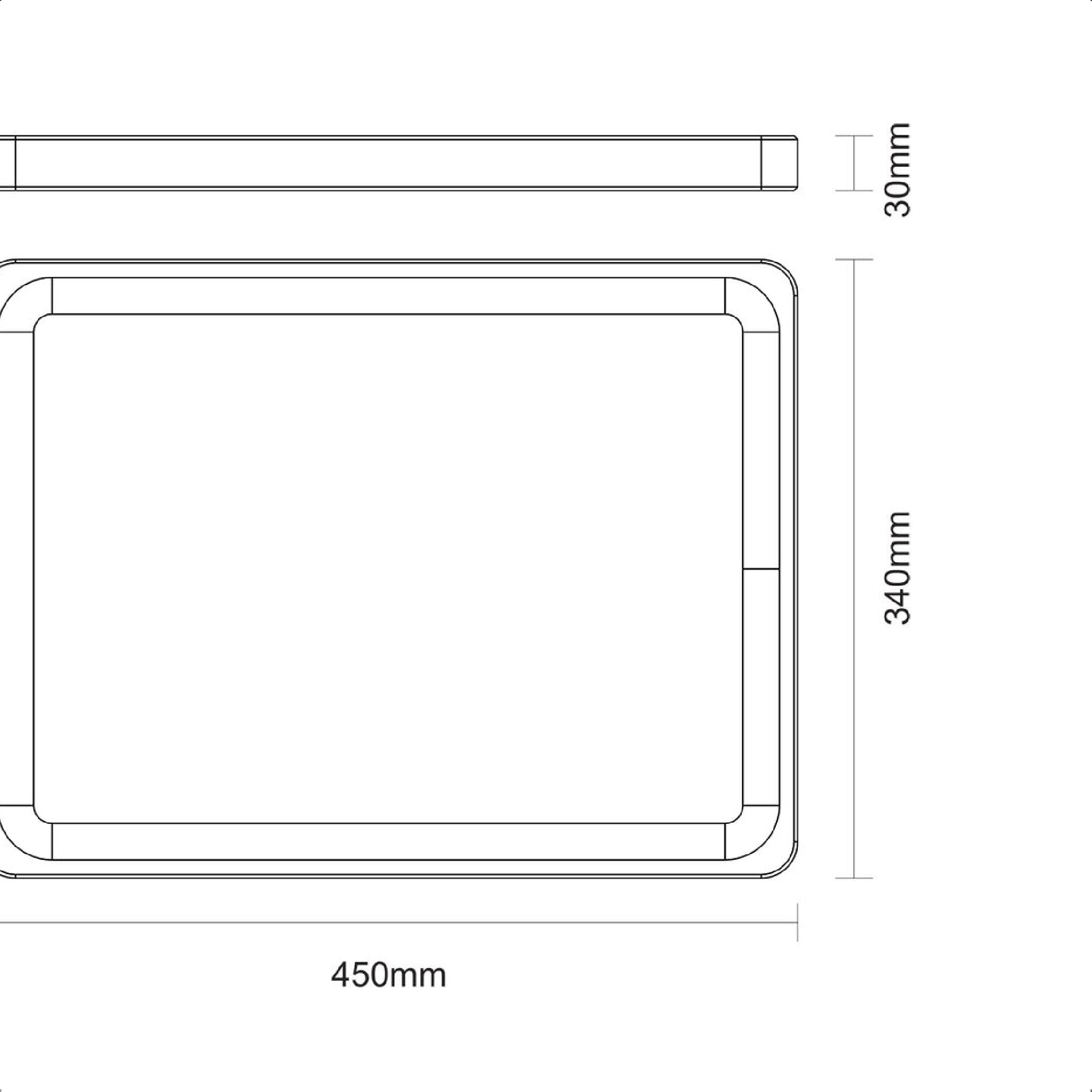 Tábua Invertida Para Churrasco Madeira Teca Óleo Mineral 45x35CM Tramontina - 13460351